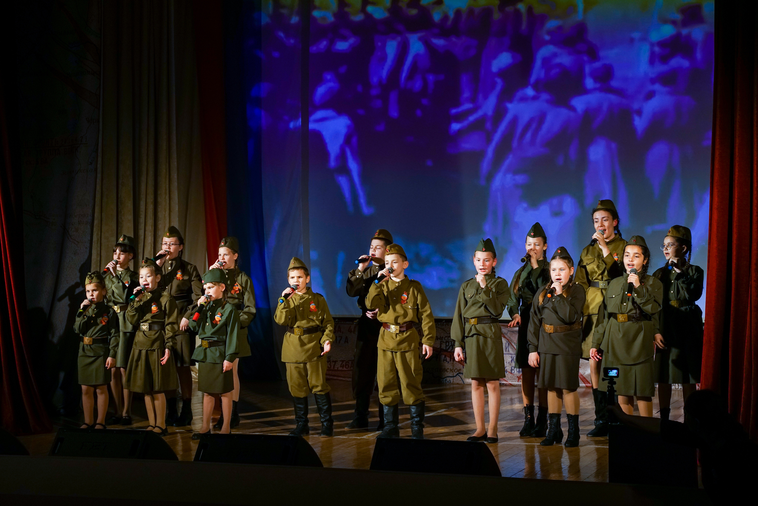 Концерт к 9 мая. ДК Кабардинка. Жизнь курорта Кабардинка в фотографиях