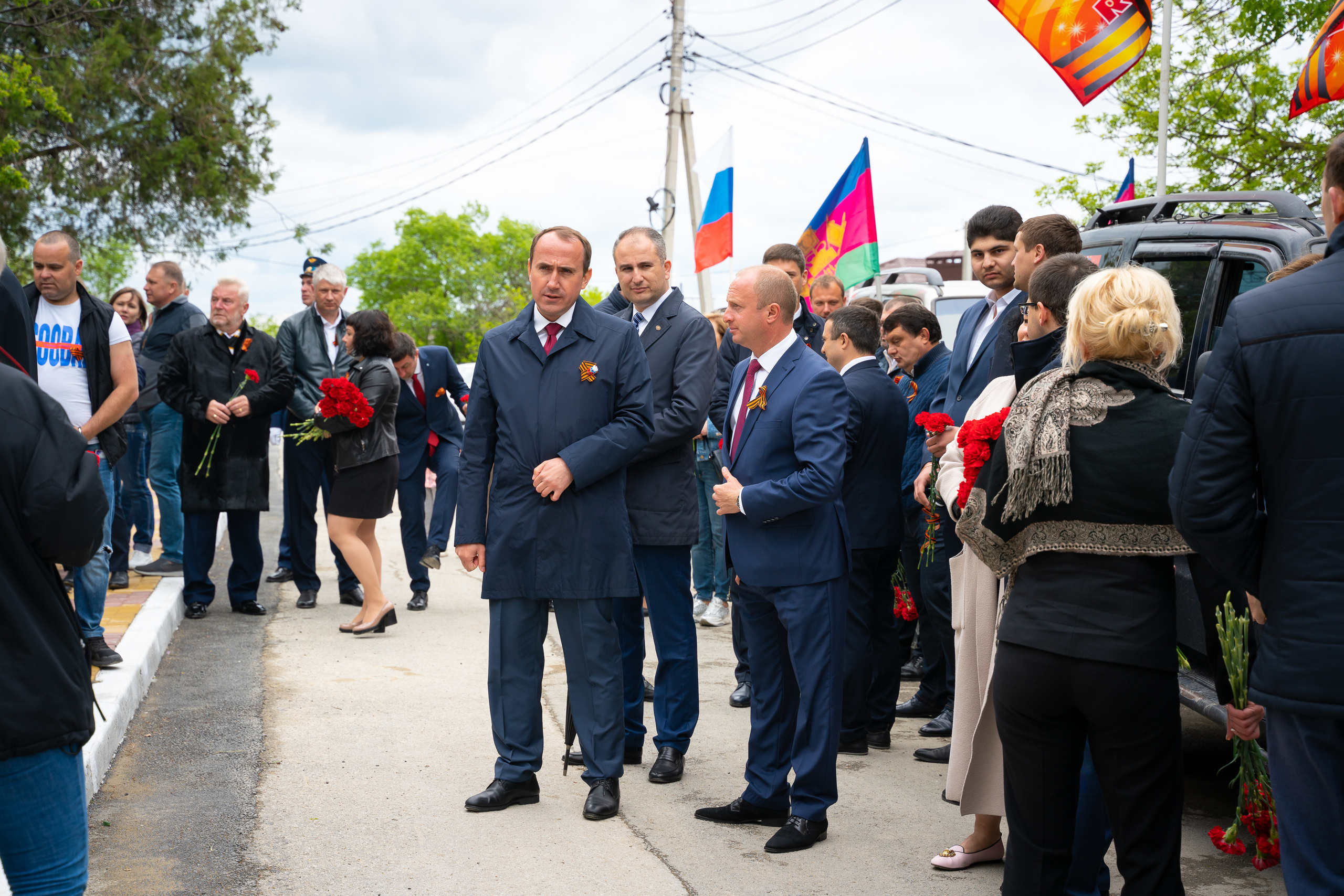 Открытие памятника. Марьина роща. Жизнь курорта Кабардинка в фотографиях