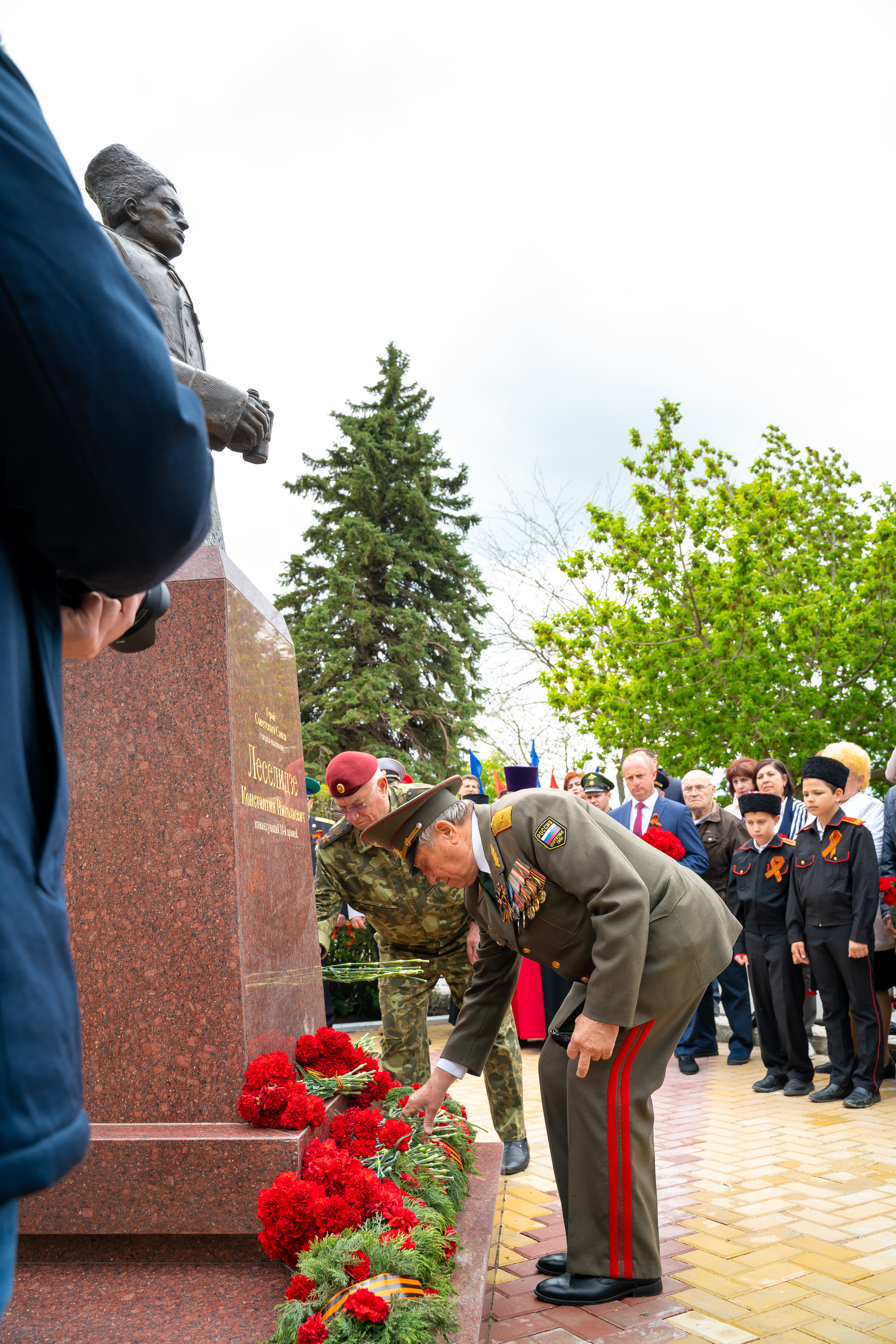 Открытие памятника. Марьина роща. Жизнь курорта Кабардинка в фотографиях
