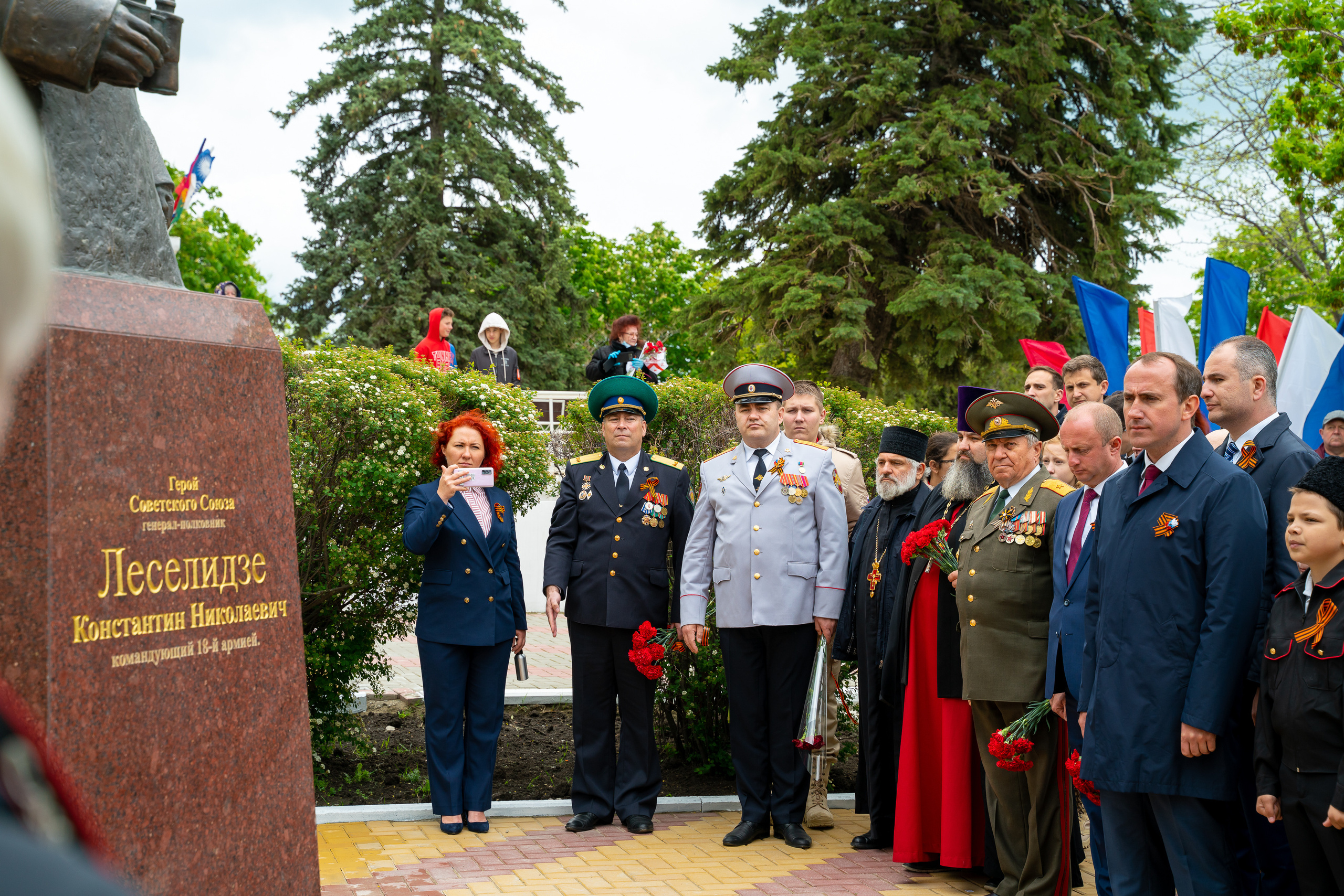 Открытие памятника. Марьина роща. Жизнь курорта Кабардинка в фотографиях