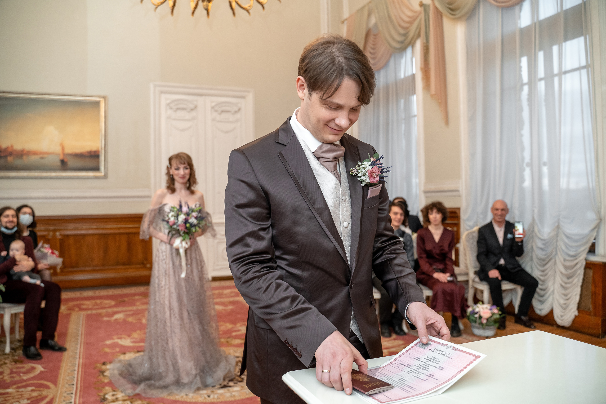 Анна и Евгений. Санкт-Петербург, 1 дворец. Фотограф в Петергофе