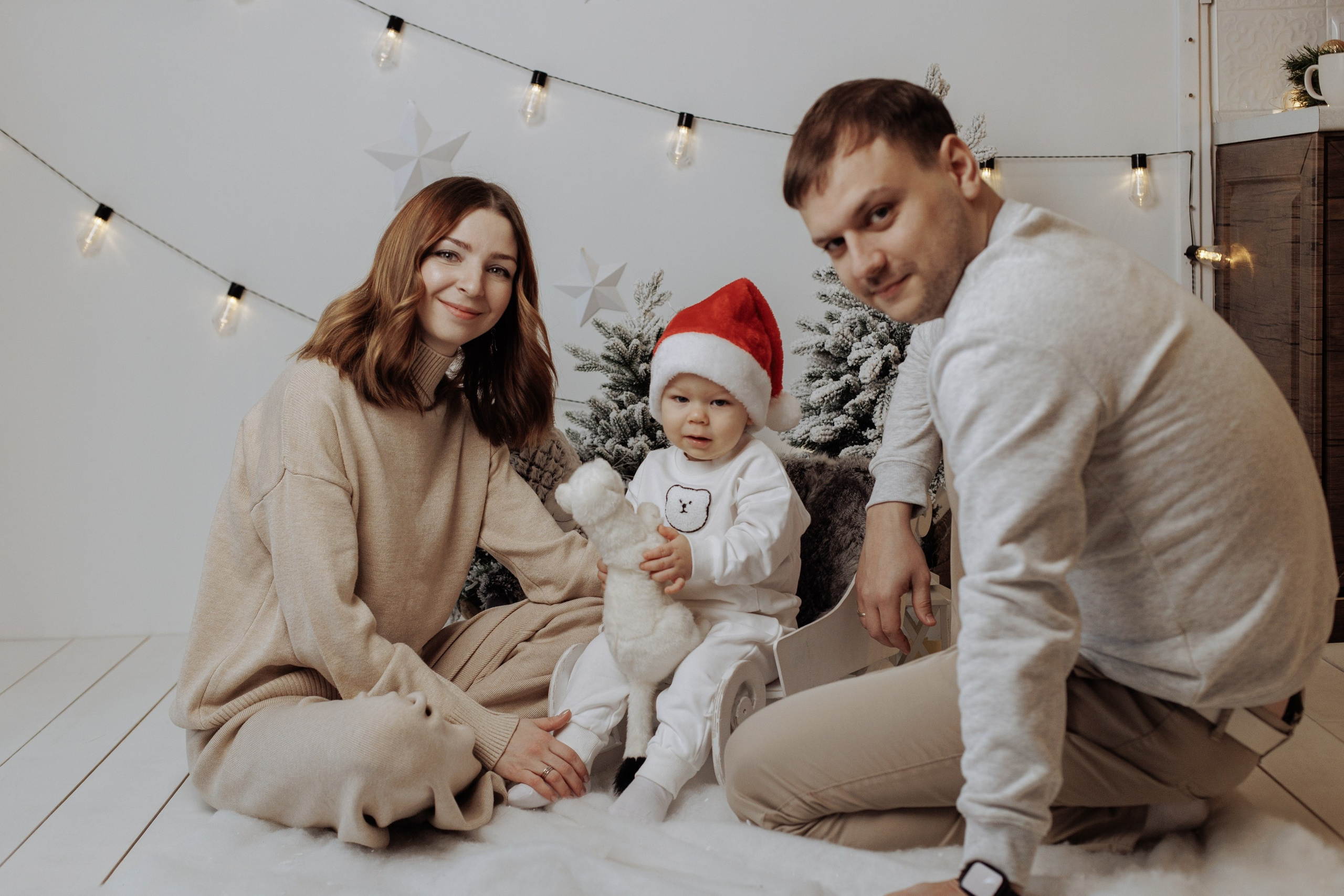 Семейная фотосессия «студия». Свадебный фотограф