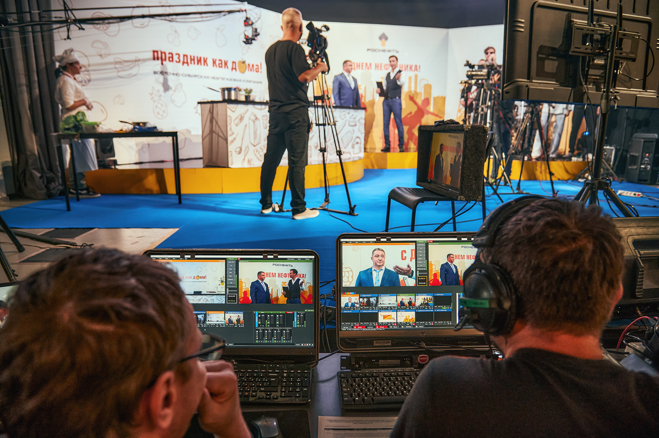 Портфолио репортажной фотосъёмки: "Роснефть" съёмка шоу для «День нефтяника». Фотограф Яковлев Роман — Красноярск