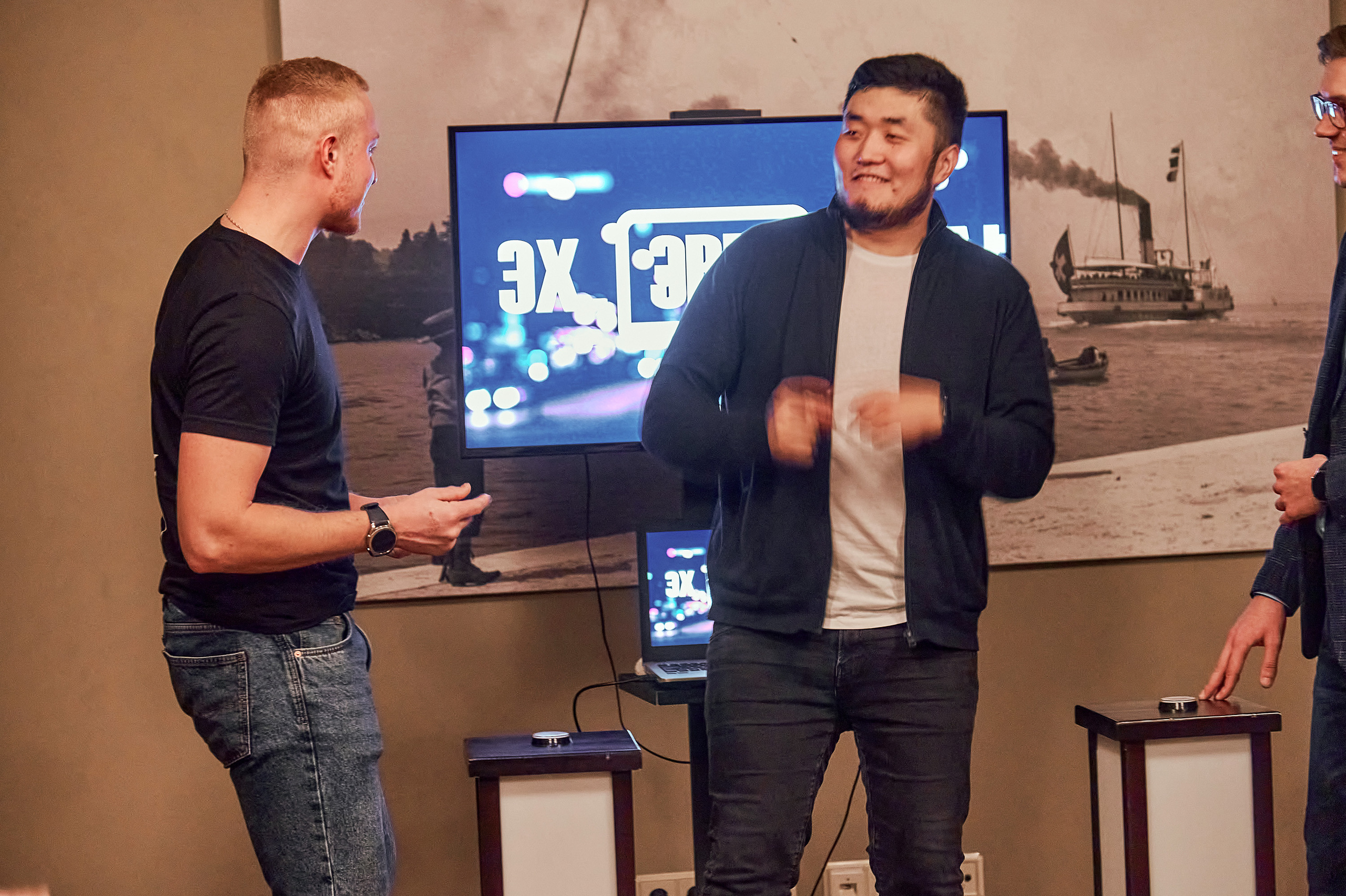 Портфолио репортажной фотосъёмки: "Сбербанк" Новый год. Фотограф Яковлев Роман — Красноярск