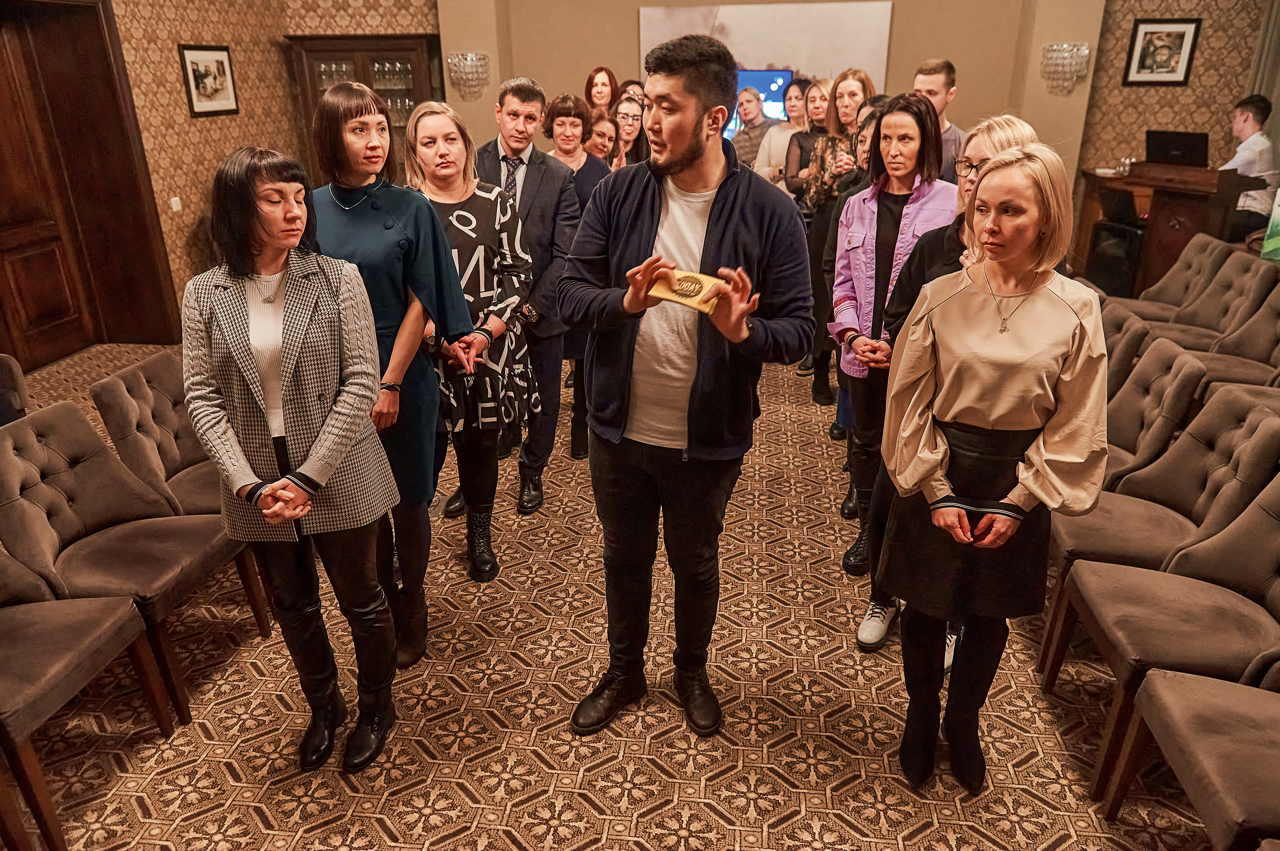 Портфолио репортажной фотосъёмки: "Сбербанк" Новый год. Фотограф Яковлев Роман — Красноярск