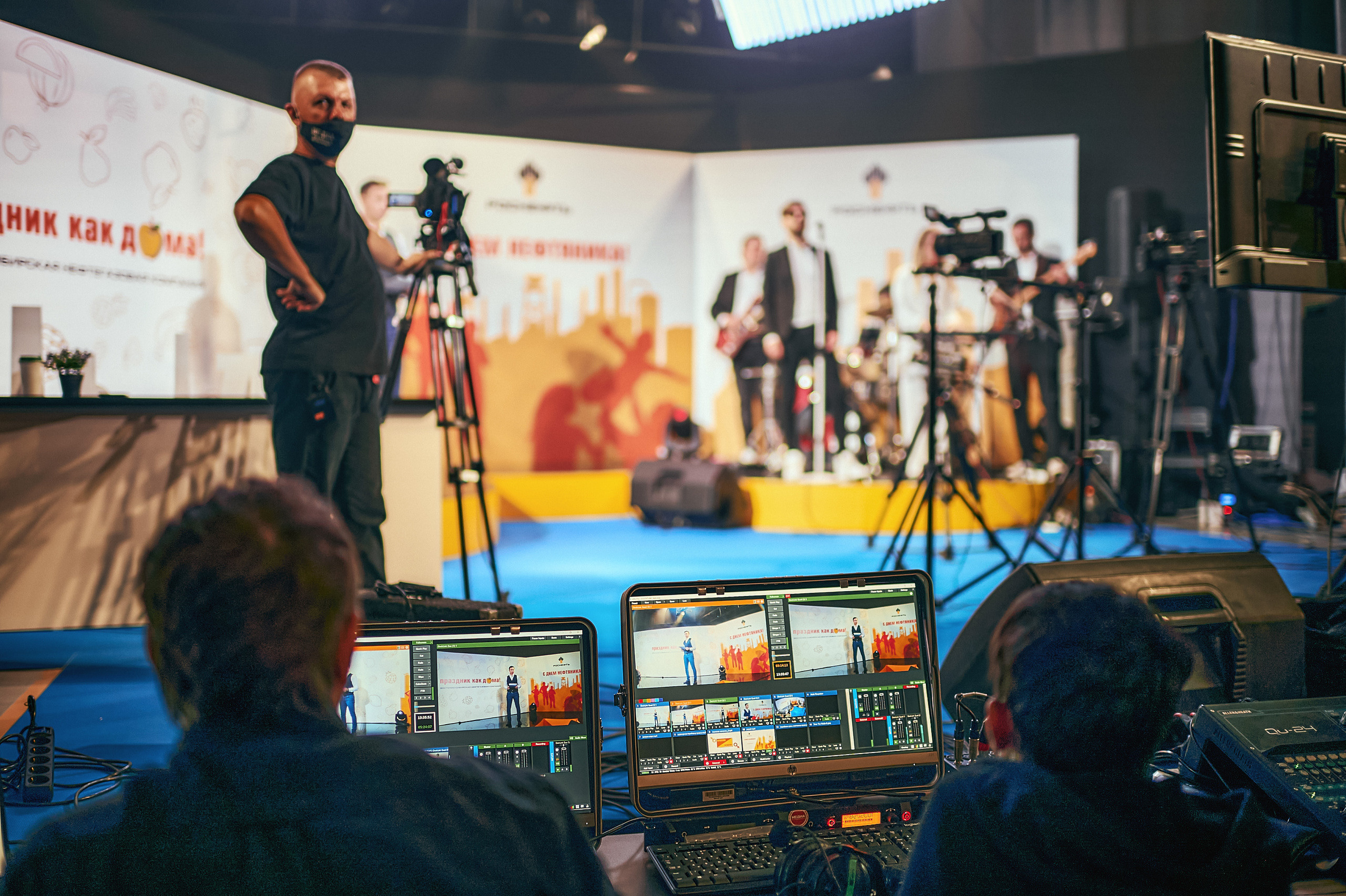 Портфолио репортажной фотосъёмки: "Роснефть" съёмка шоу для «День нефтяника». Фотограф Яковлев Роман — Красноярск