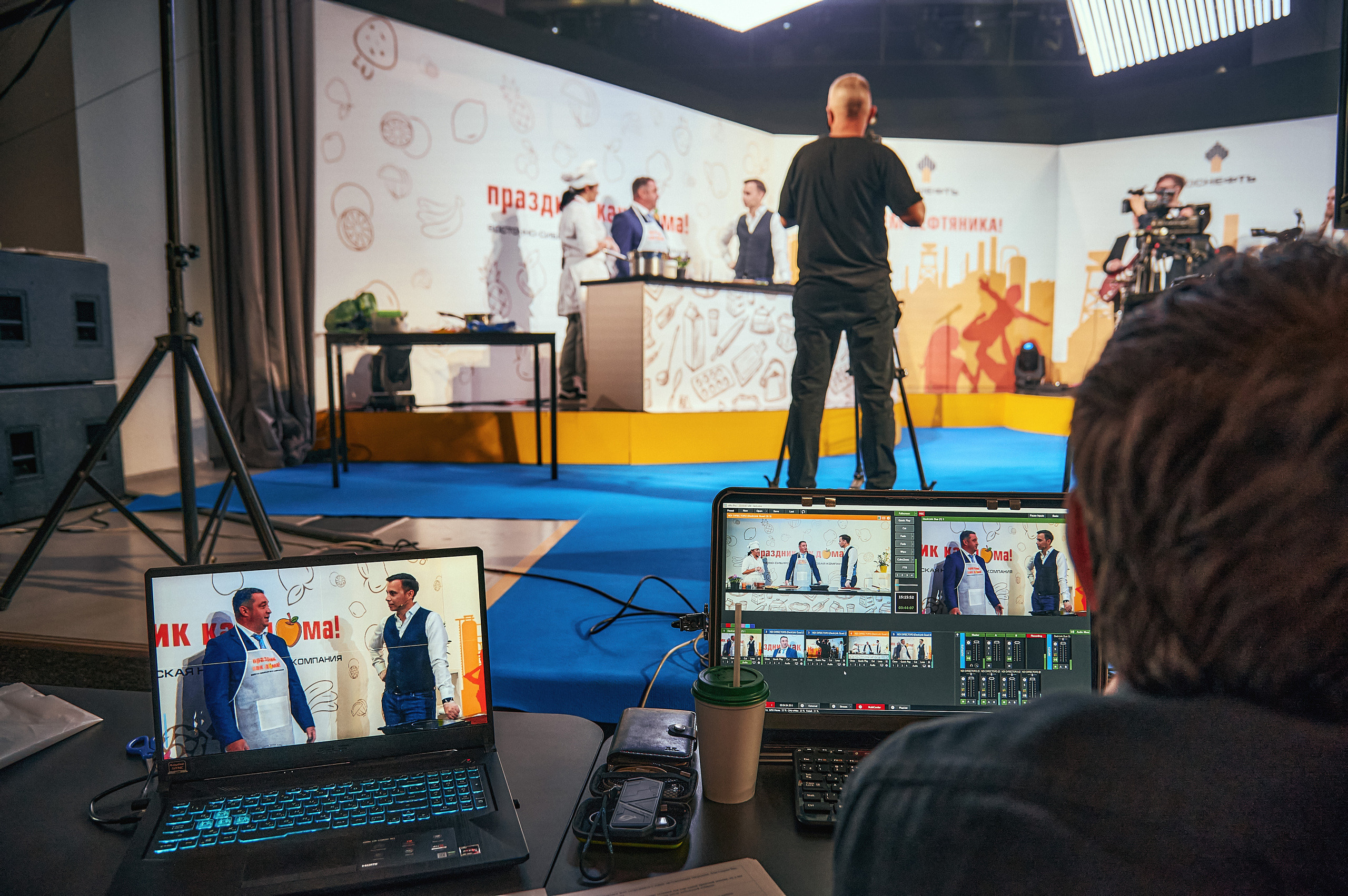 Портфолио репортажной фотосъёмки: "Роснефть" съёмка шоу для «День нефтяника». Фотограф Яковлев Роман — Красноярск