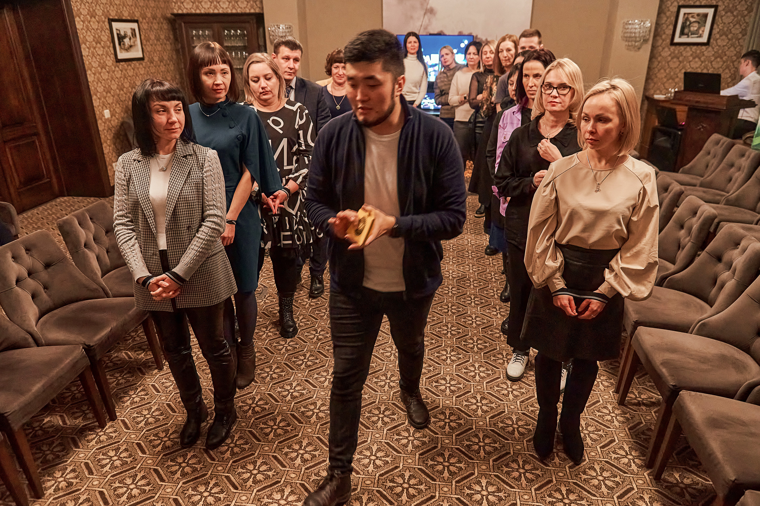 Портфолио репортажной фотосъёмки: "Сбербанк" Новый год. Фотограф Яковлев Роман — Красноярск