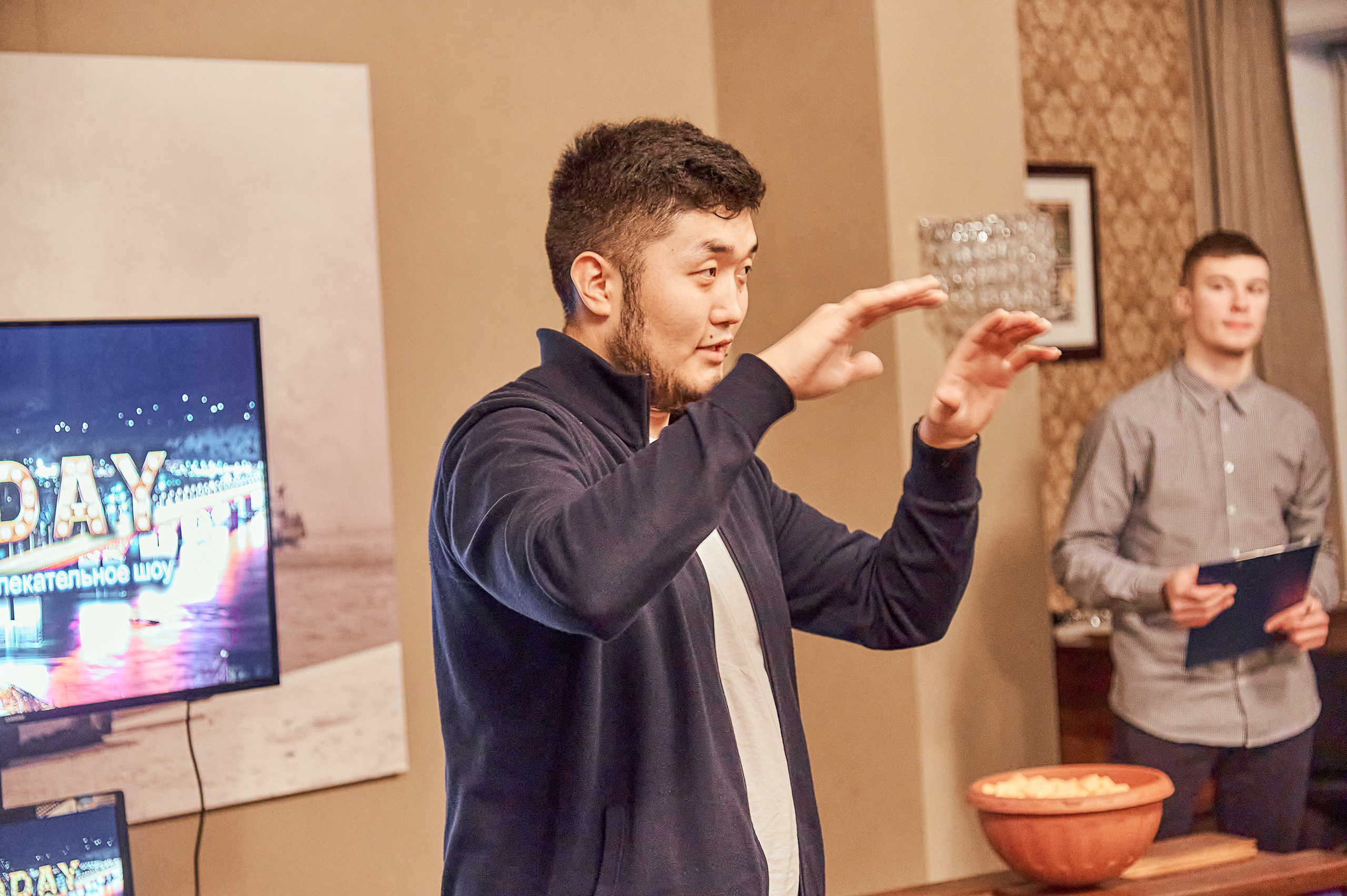 Портфолио репортажной фотосъёмки: "Сбербанк" Новый год. Фотограф Яковлев Роман — Красноярск