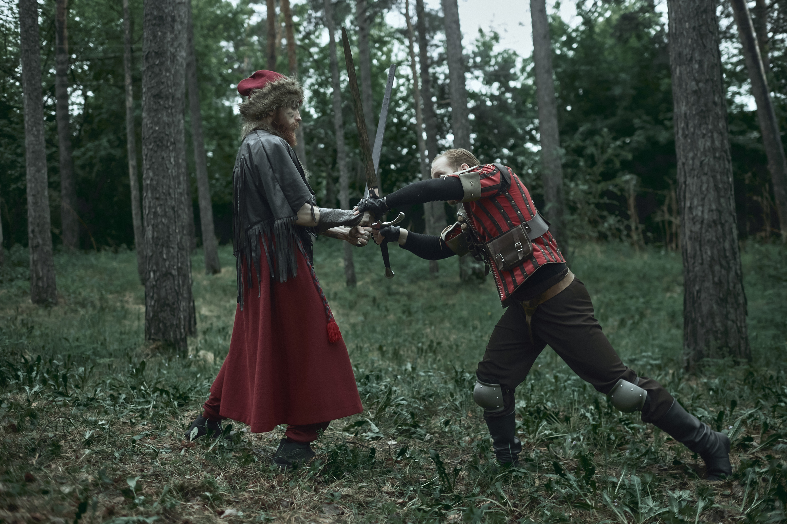 Каролина и Сергей — Предсвадебная съёмка в стиле «Ведьмак». Фотограф Яковлев Роман — Красноярск