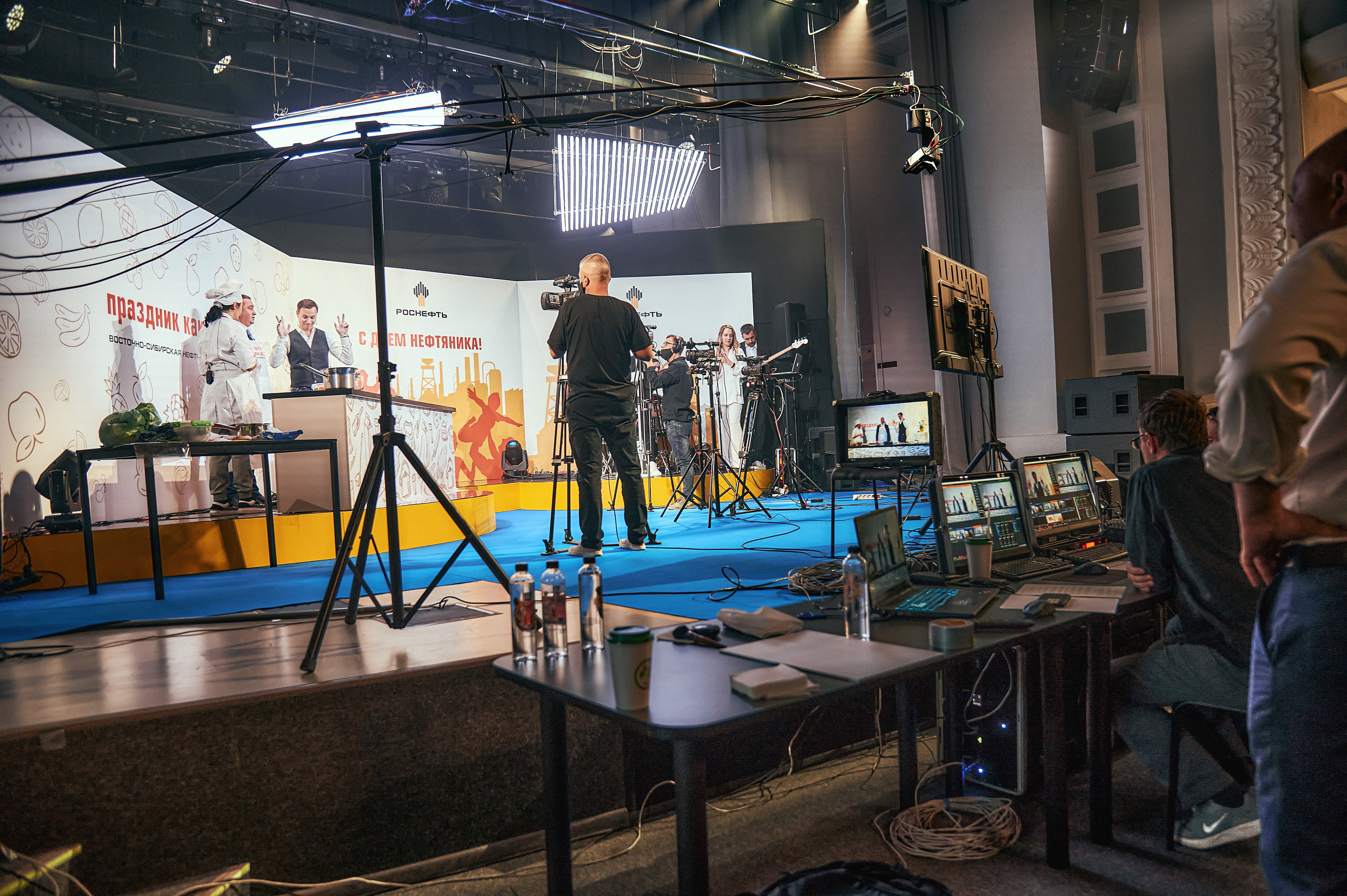 Портфолио репортажной фотосъёмки: "Роснефть" съёмка шоу для «День нефтяника». Фотограф Яковлев Роман — Красноярск