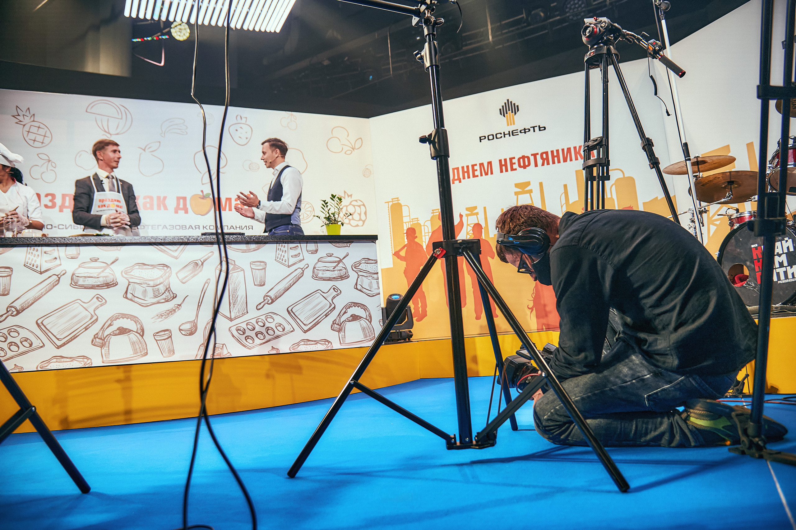 Портфолио репортажной фотосъёмки: "Роснефть" съёмка шоу для «День нефтяника». Фотограф Яковлев Роман — Красноярск