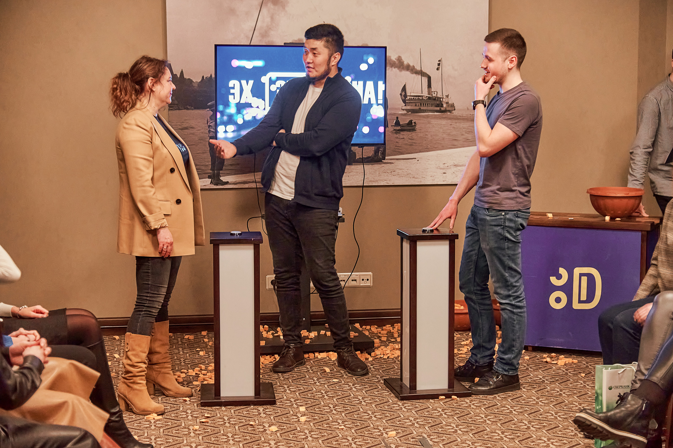 Портфолио репортажной фотосъёмки: "Сбербанк" Новый год. Фотограф Яковлев Роман — Красноярск