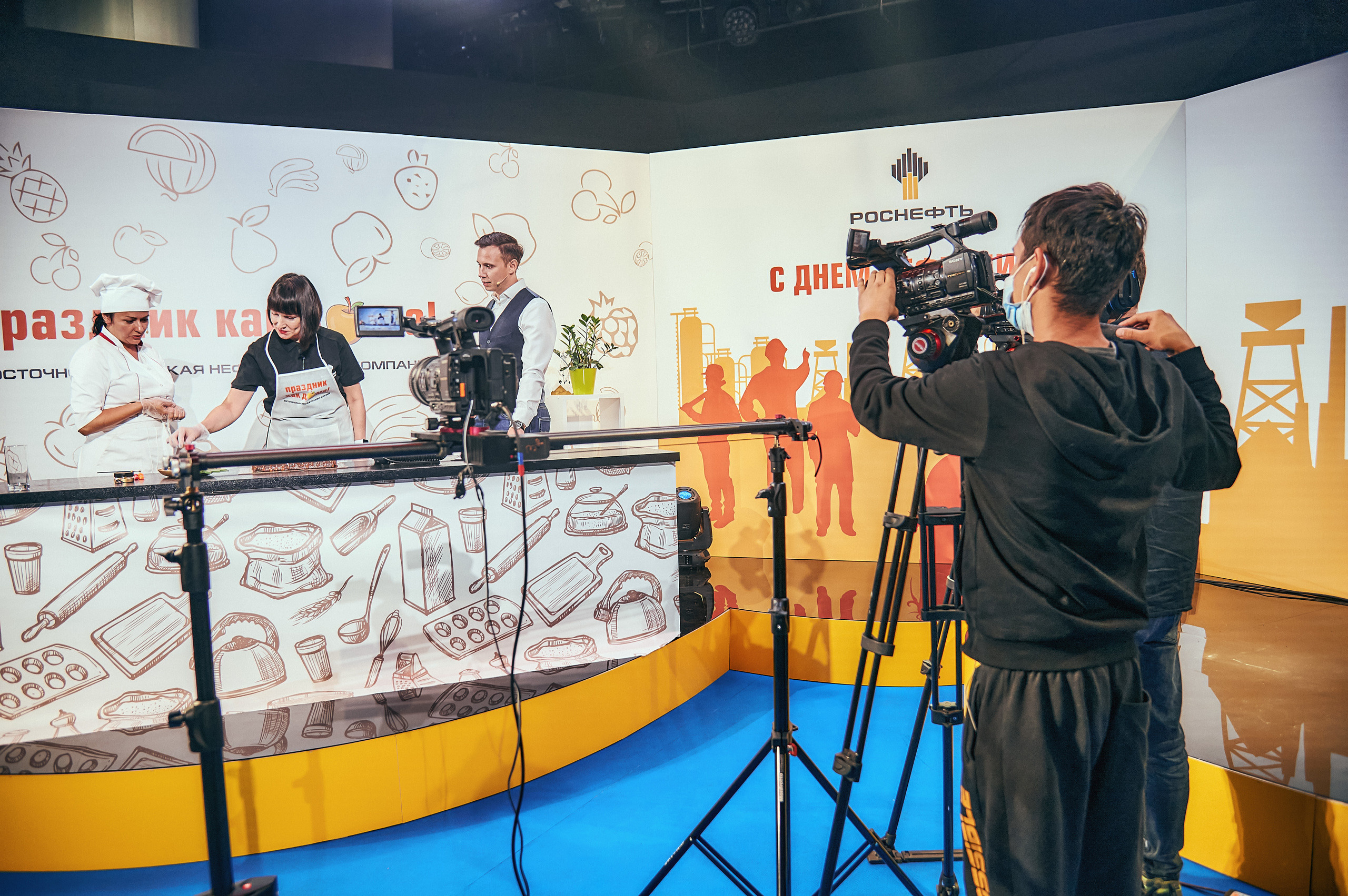 Портфолио репортажной фотосъёмки: "Роснефть" съёмка шоу для «День нефтяника». Фотограф Яковлев Роман — Красноярск