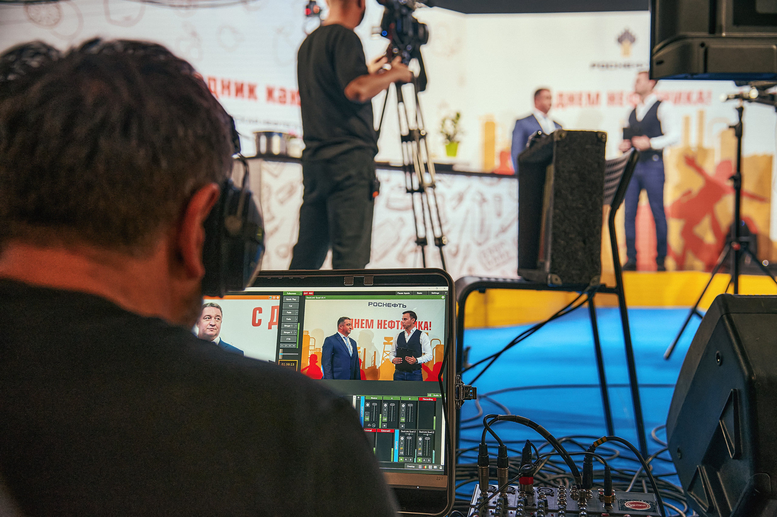 Портфолио репортажной фотосъёмки: "Роснефть" съёмка шоу для «День нефтяника». Фотограф Яковлев Роман — Красноярск