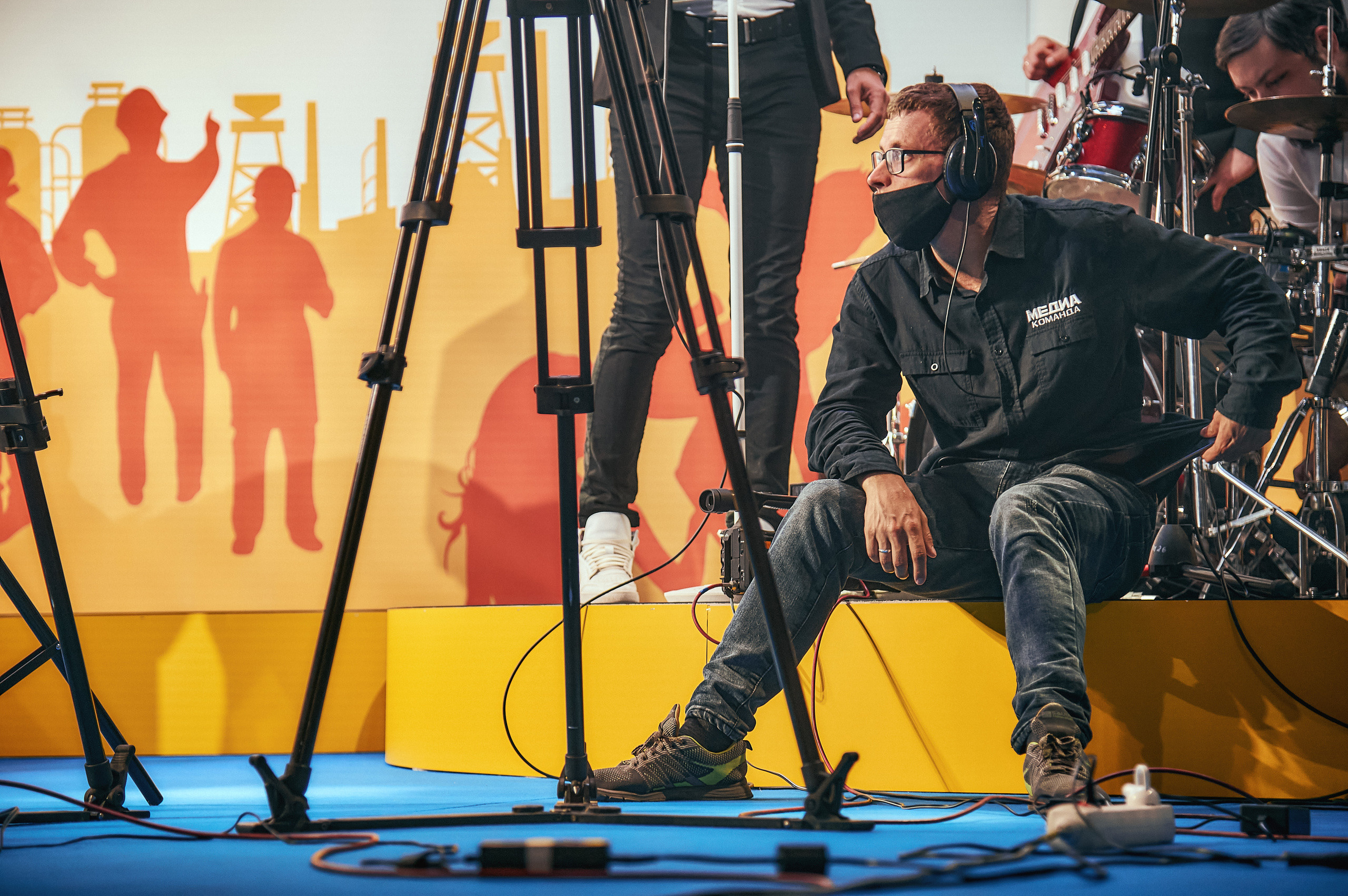 Портфолио репортажной фотосъёмки: "Роснефть" съёмка шоу для «День нефтяника». Фотограф Яковлев Роман — Красноярск