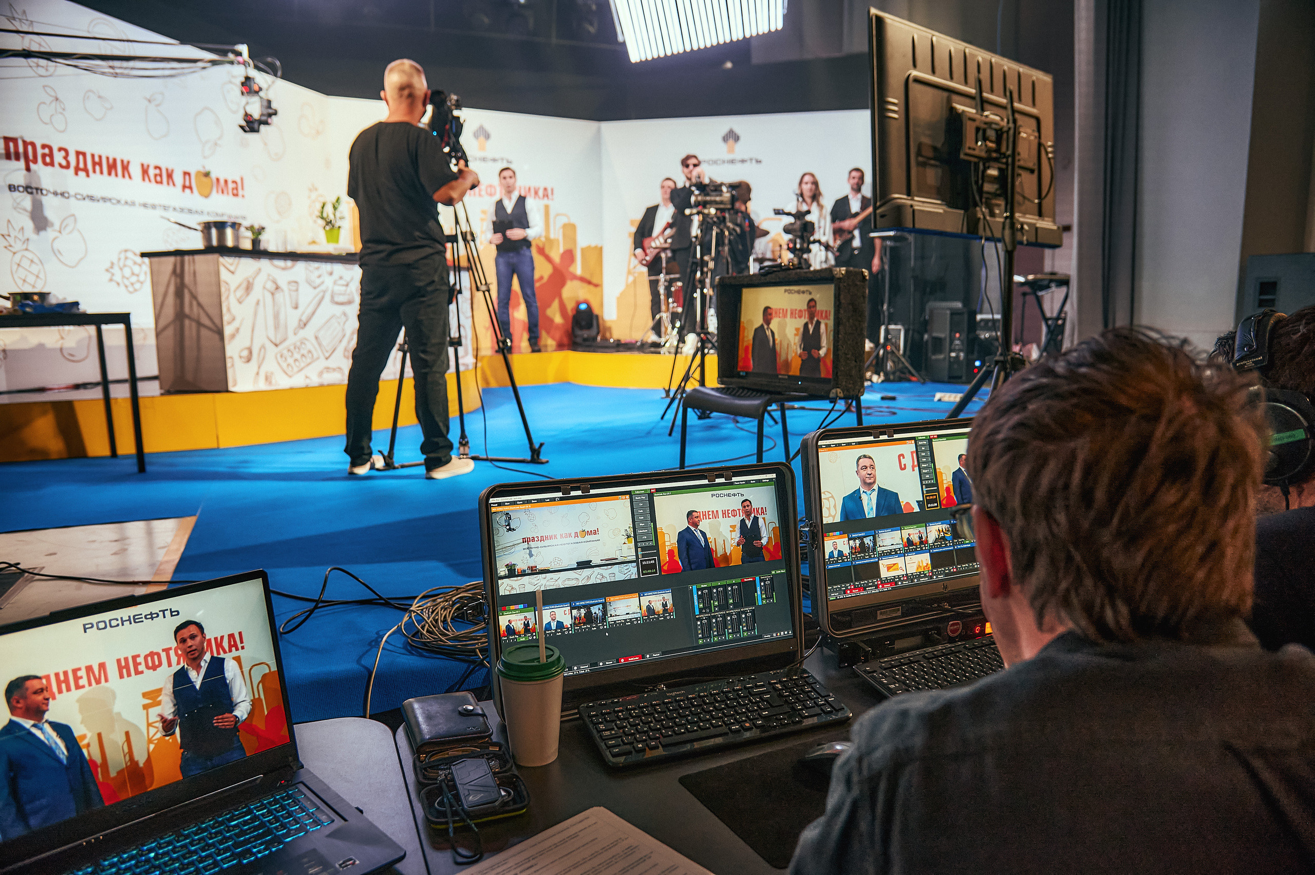 Портфолио репортажной фотосъёмки: "Роснефть" съёмка шоу для «День нефтяника». Фотограф Яковлев Роман — Красноярск