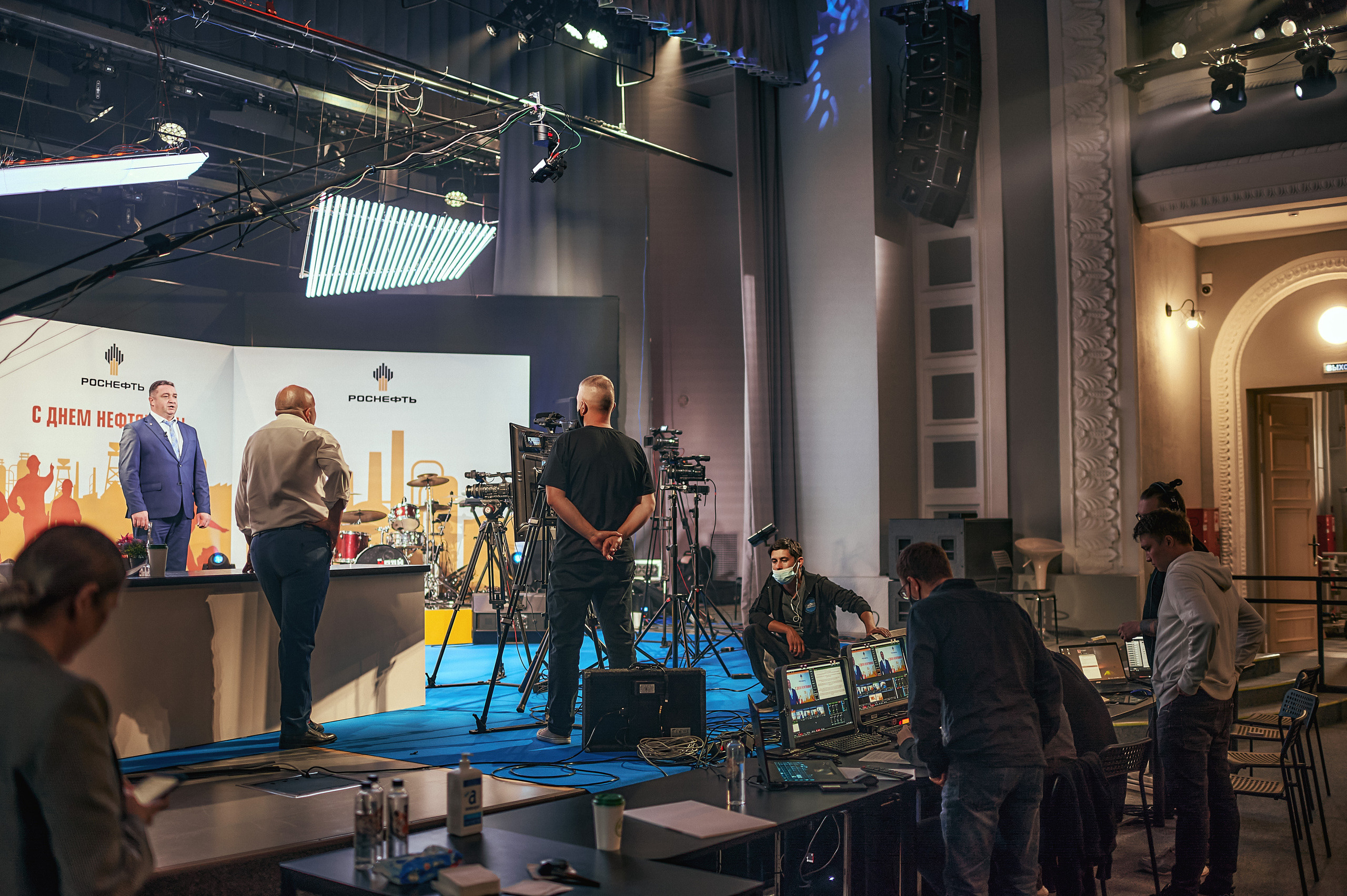 Портфолио репортажной фотосъёмки: "Роснефть" съёмка шоу для «День нефтяника». Фотограф Яковлев Роман — Красноярск