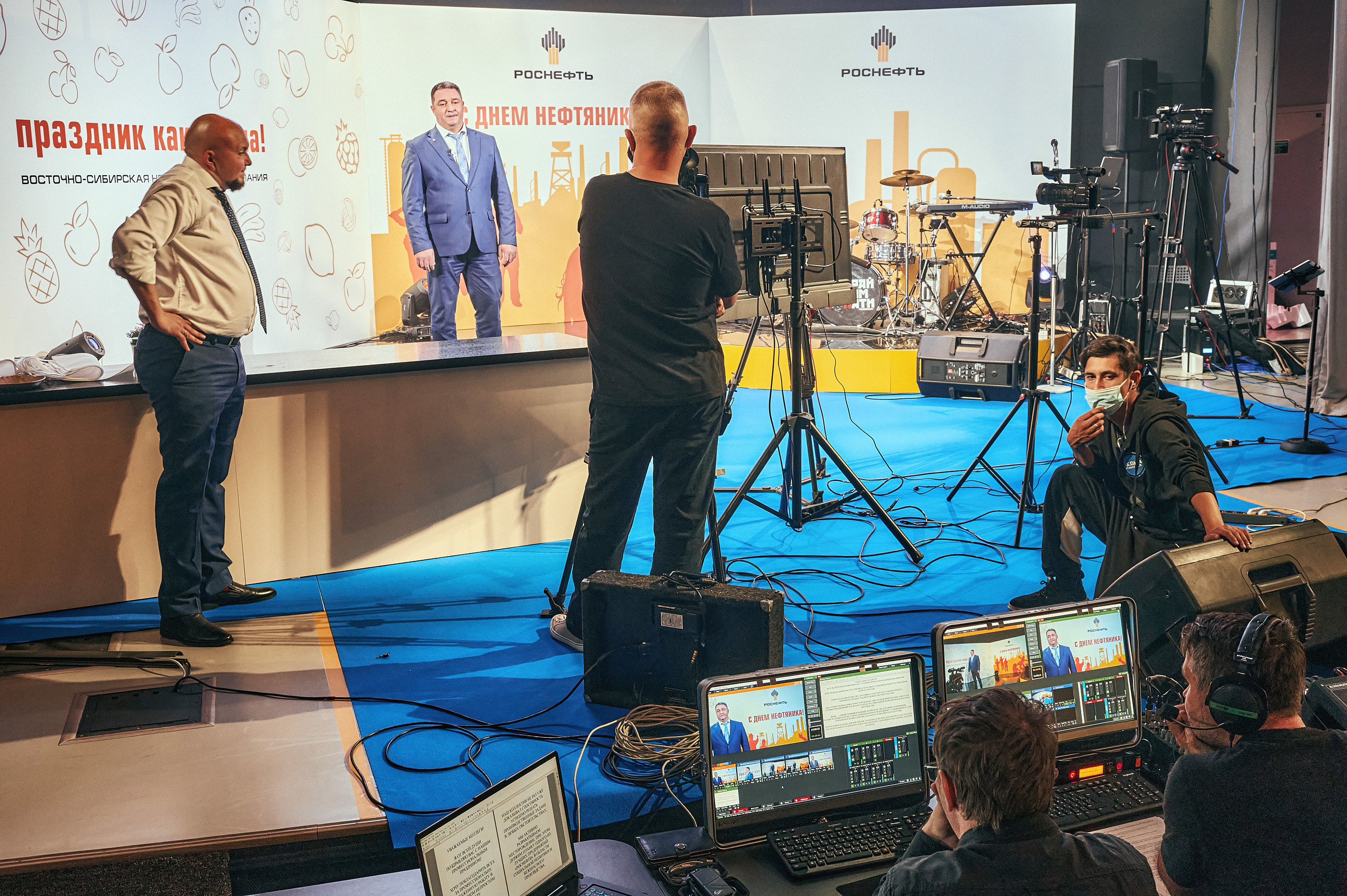 Портфолио репортажной фотосъёмки: "Роснефть" съёмка шоу для «День нефтяника». Фотограф Яковлев Роман — Красноярск