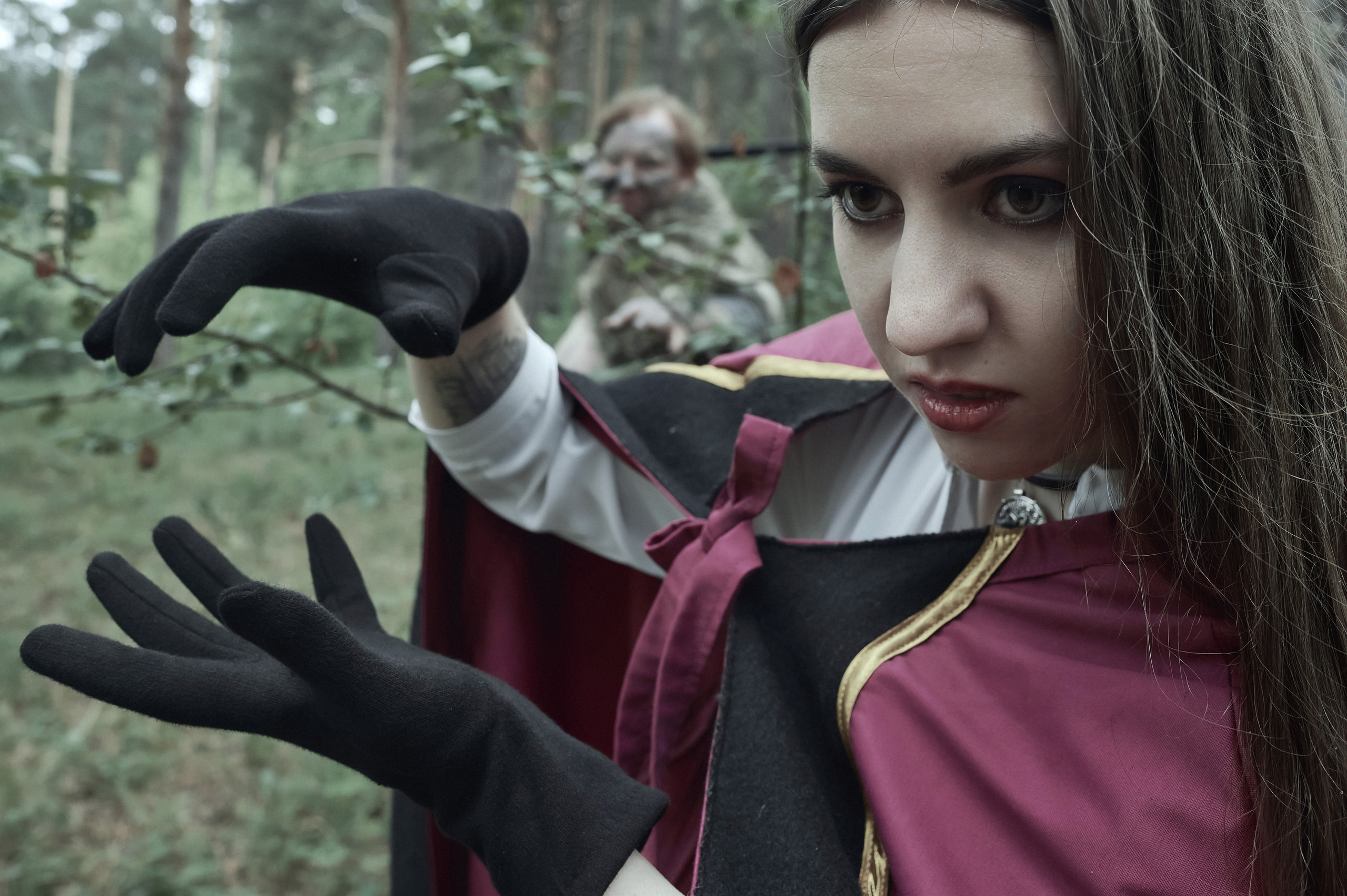 Каролина и Сергей — Предсвадебная съёмка в стиле «Ведьмак». Фотограф Яковлев Роман — Красноярск