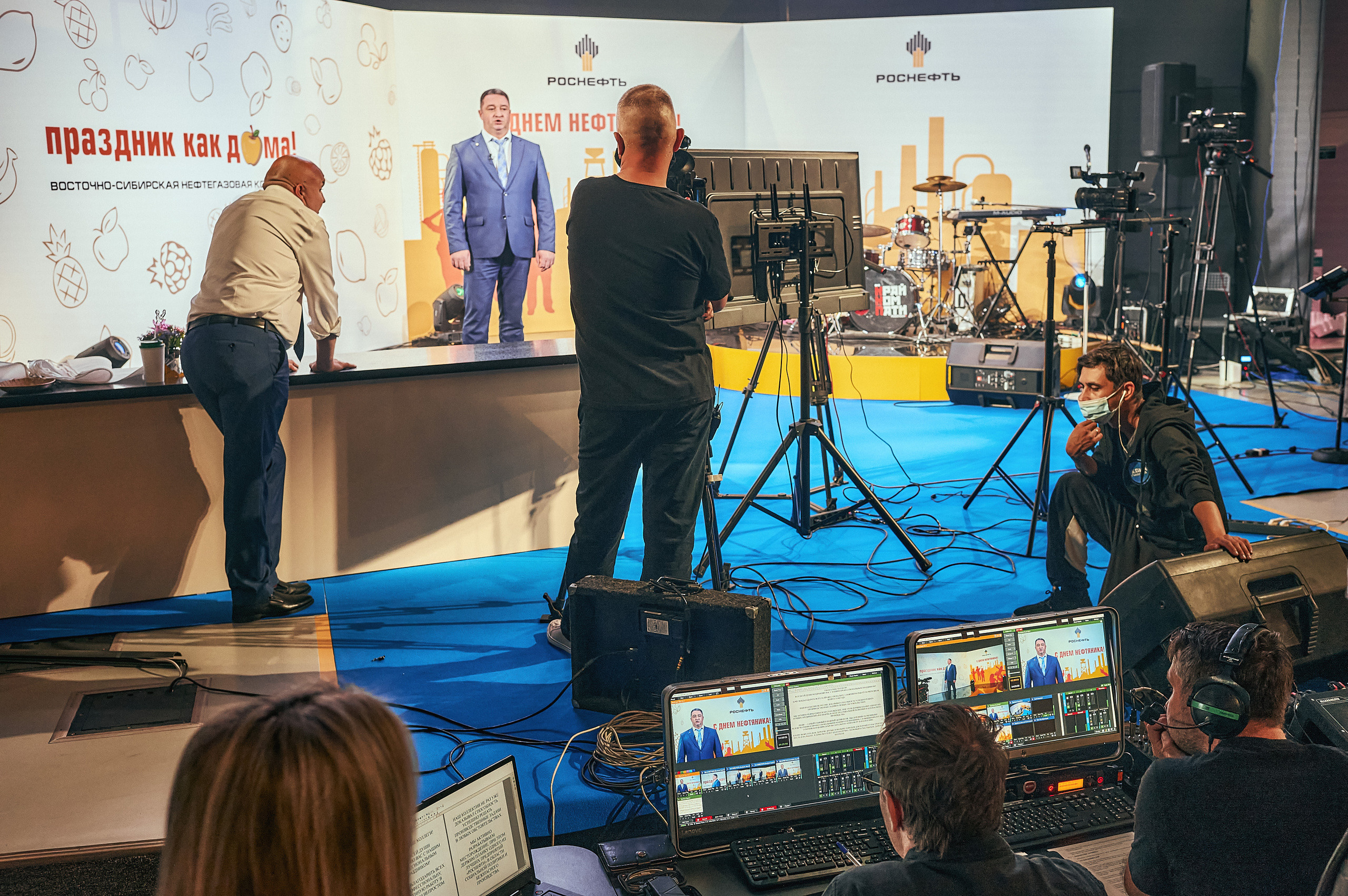 Портфолио репортажной фотосъёмки: "Роснефть" съёмка шоу для «День нефтяника». Фотограф Яковлев Роман — Красноярск