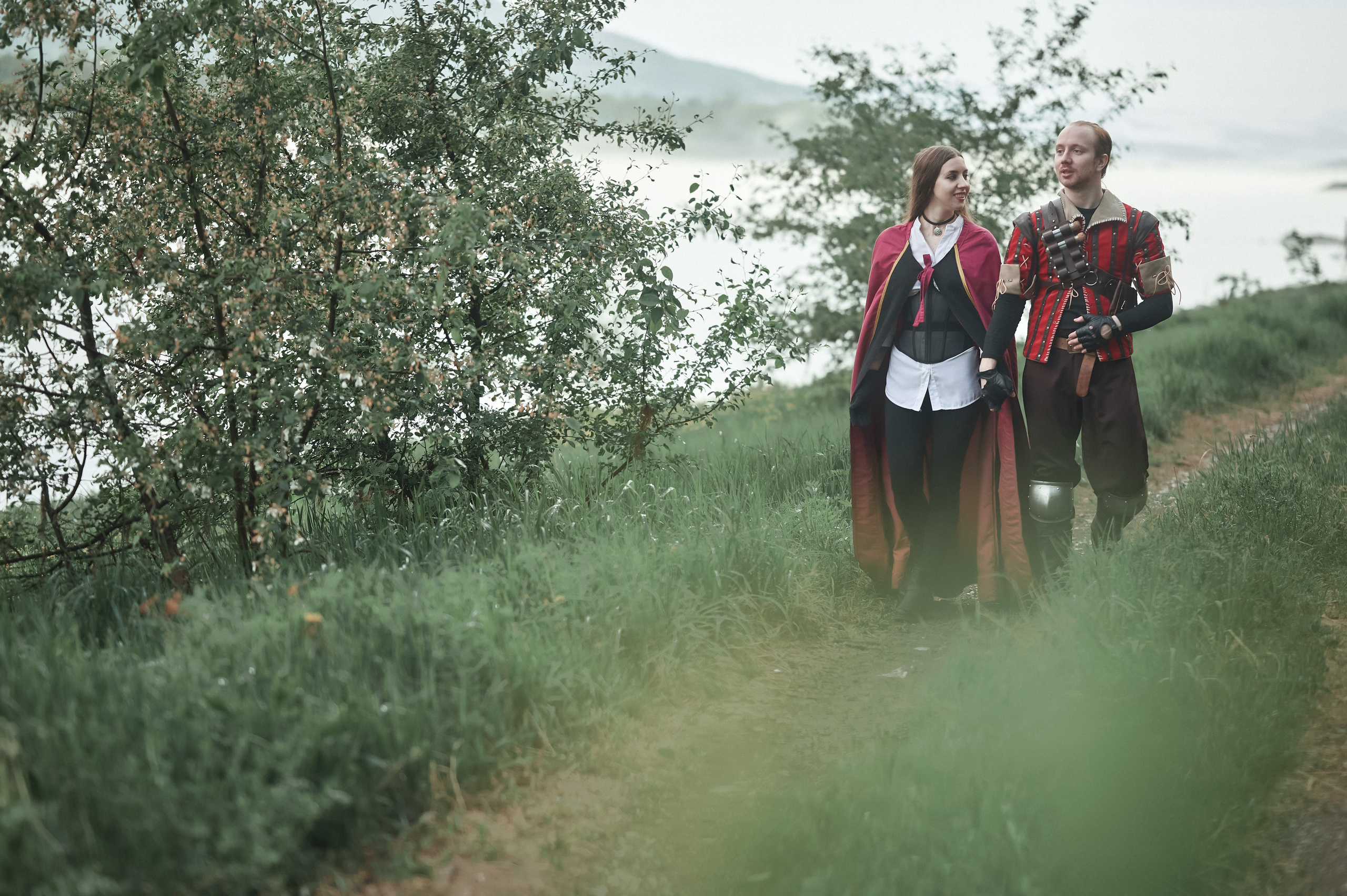 Каролина и Сергей — Предсвадебная съёмка в стиле «Ведьмак». Фотограф Яковлев Роман — Красноярск