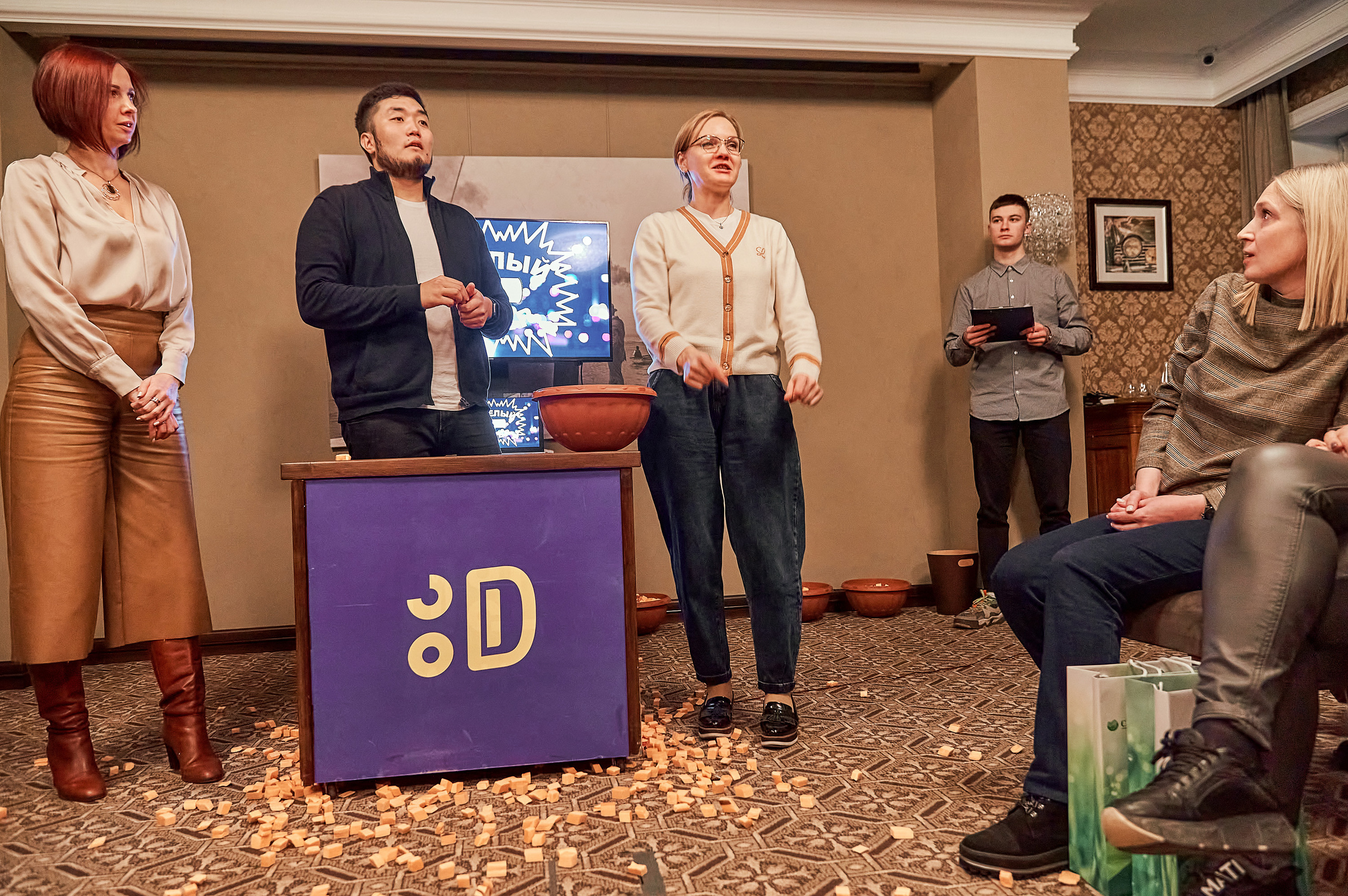 Портфолио репортажной фотосъёмки: "Сбербанк" Новый год. Фотограф Яковлев Роман — Красноярск