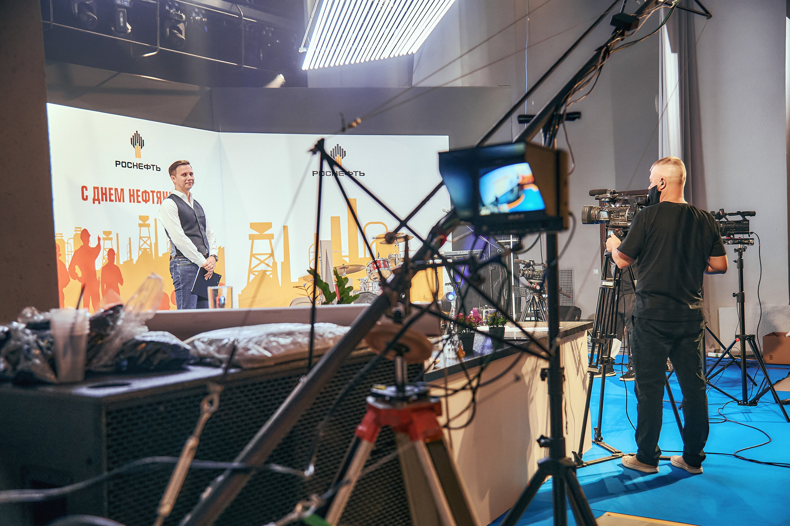 Портфолио репортажной фотосъёмки: "Роснефть" съёмка шоу для «День нефтяника». Фотограф Яковлев Роман — Красноярск