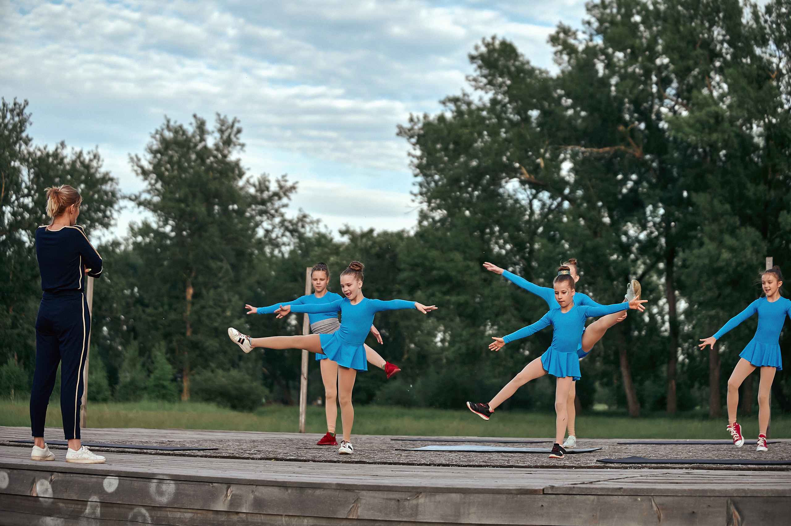 Портфолио репортажной фотосъёмки: Школа аэробики "Rise studio" на ост.Татышева. Фотограф Яковлев Роман — Красноярск