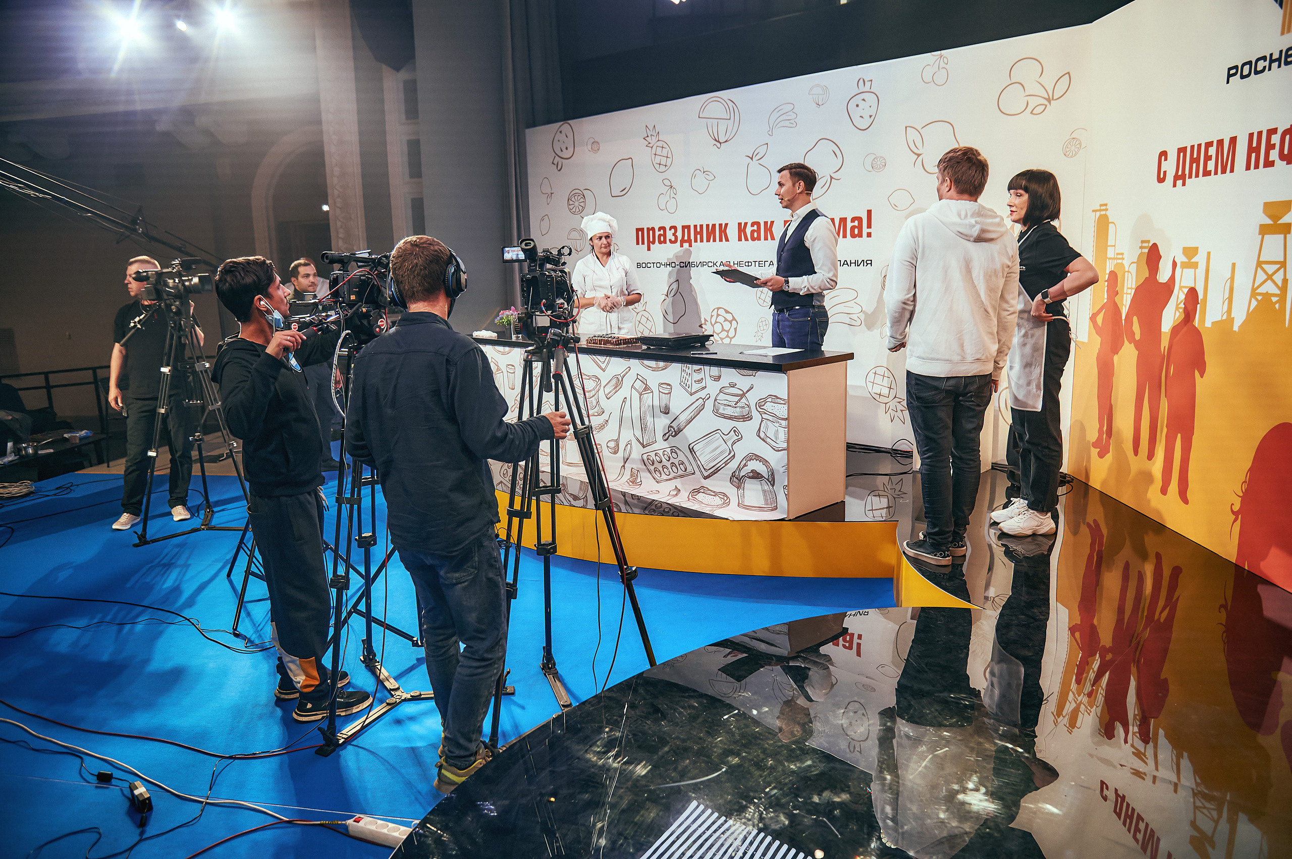 Портфолио репортажной фотосъёмки: "Роснефть" съёмка шоу для «День нефтяника». Фотограф Яковлев Роман — Красноярск