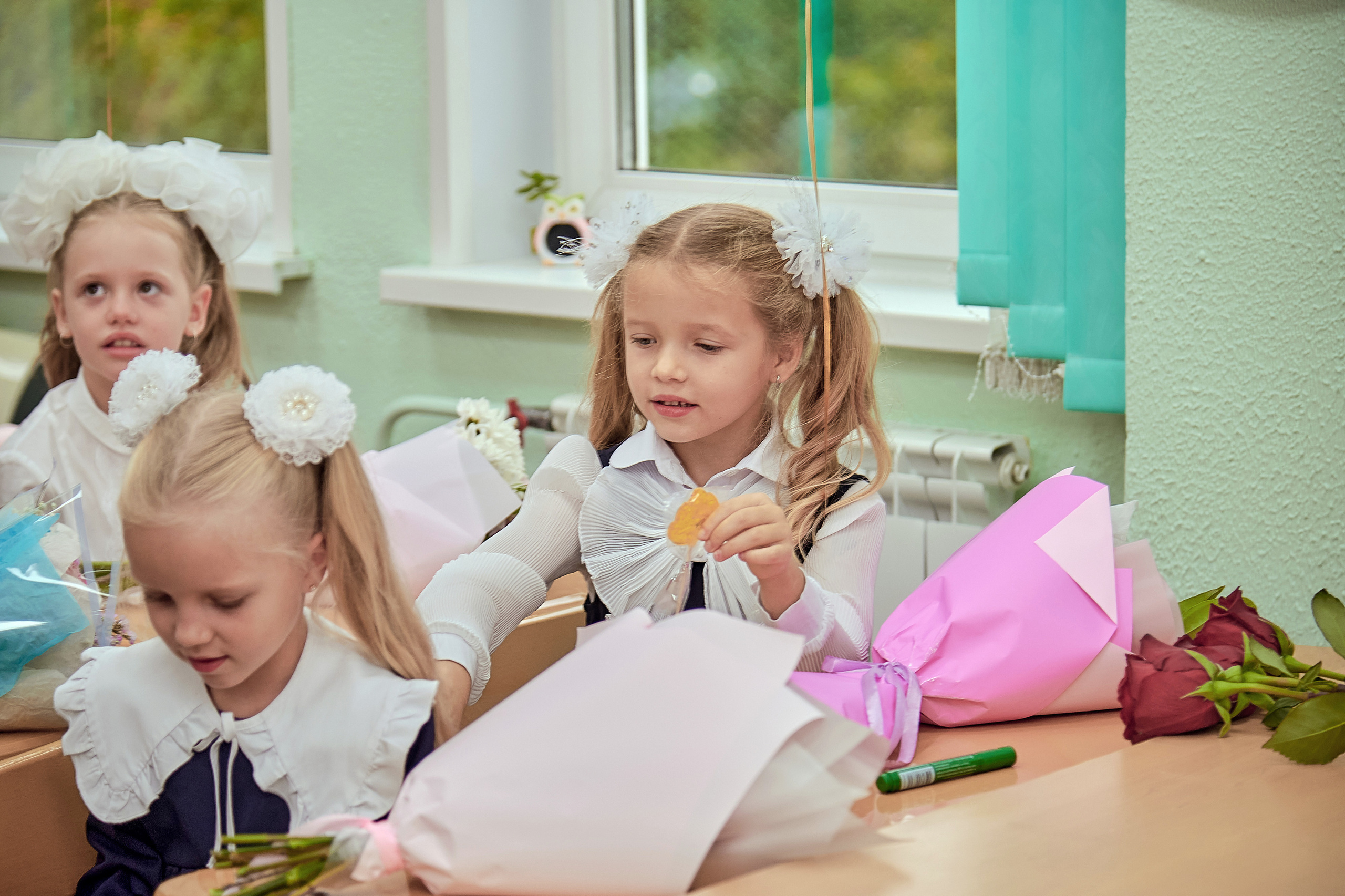 Портфолио репортажной фотосъёмки: 1 сентября в школе № 149. Фотограф Яковлев Роман — Красноярск