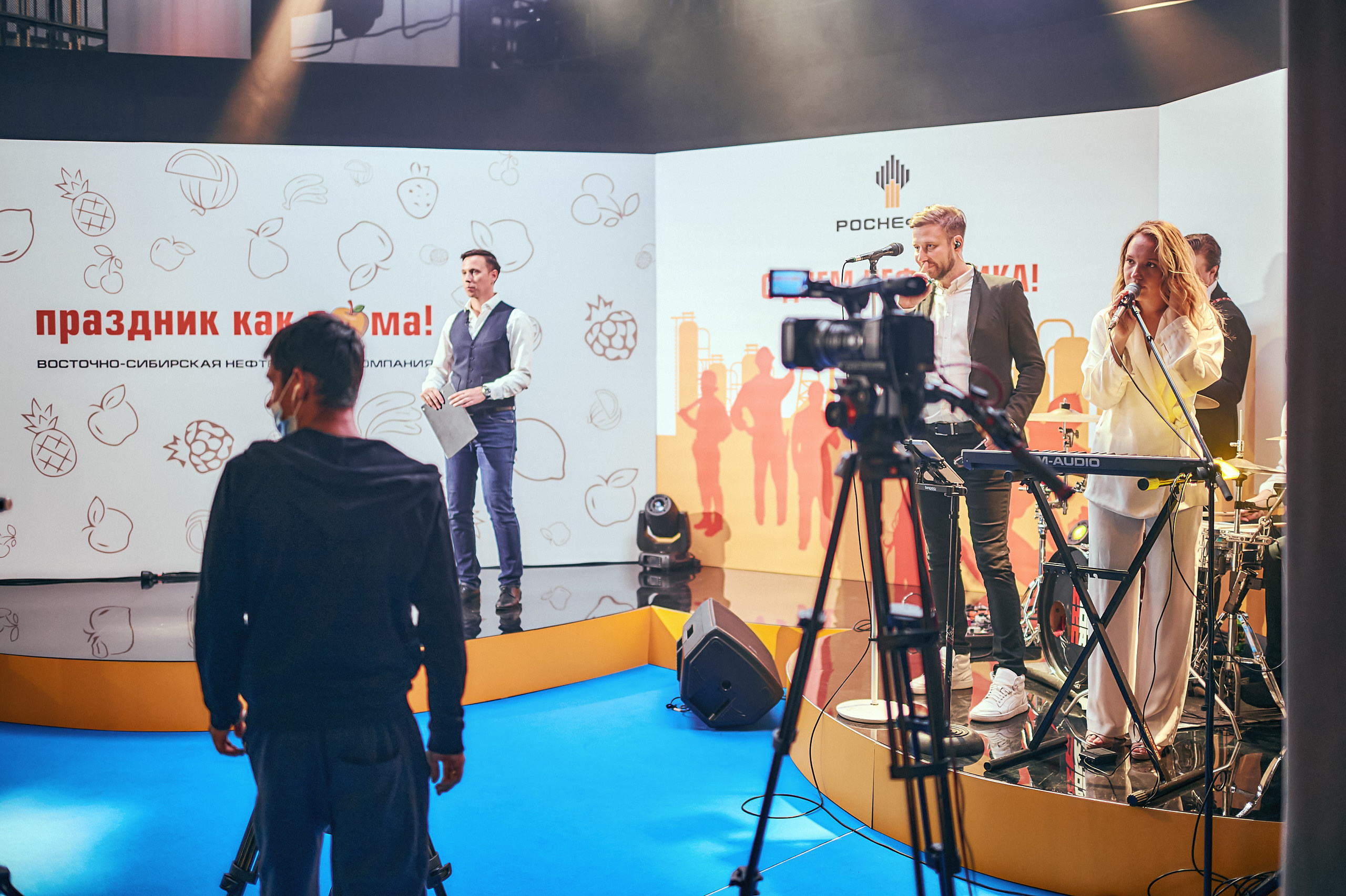 Портфолио репортажной фотосъёмки: "Роснефть" съёмка шоу для «День нефтяника». Фотограф Яковлев Роман — Красноярск