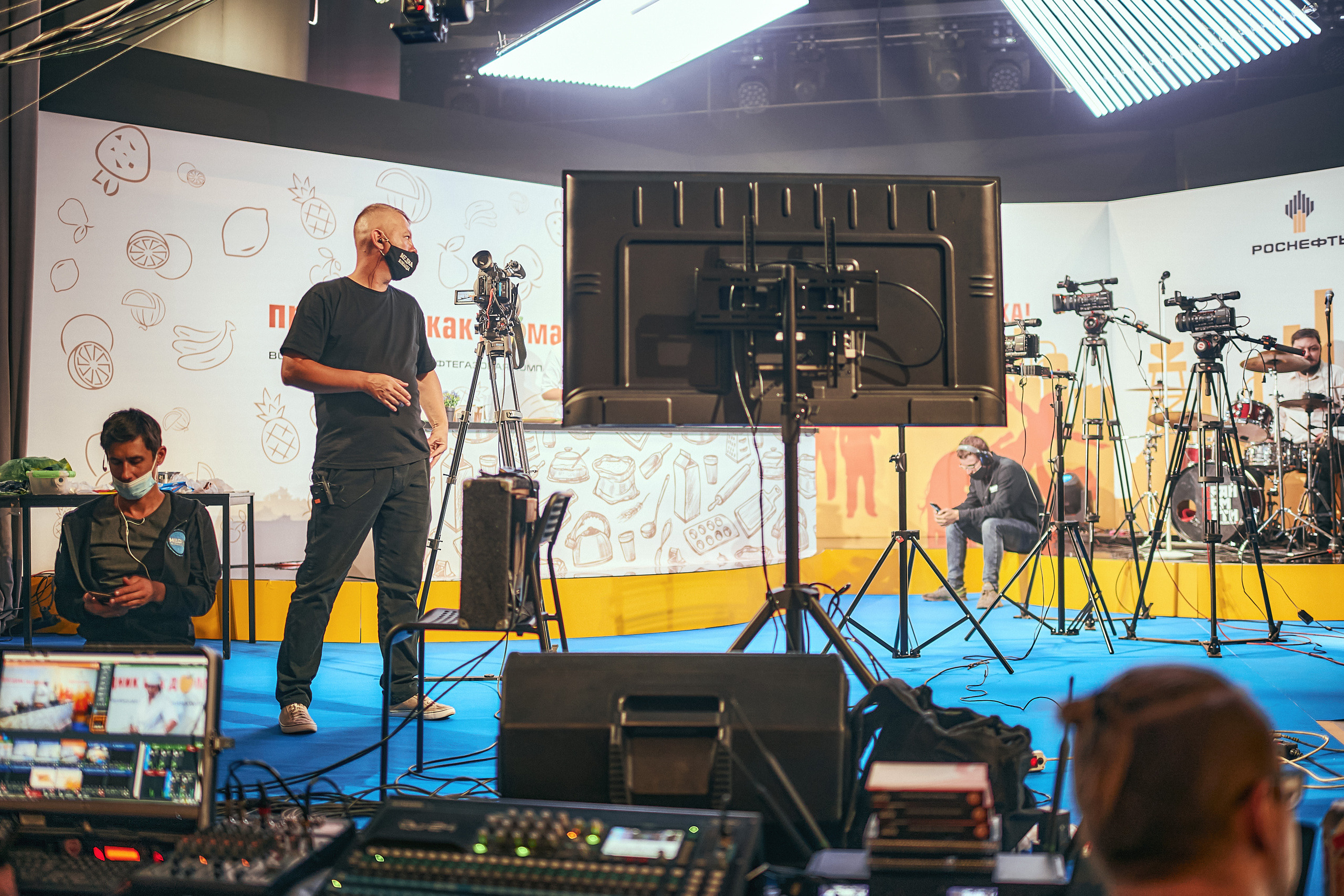 Портфолио репортажной фотосъёмки: "Роснефть" съёмка шоу для «День нефтяника». Фотограф Яковлев Роман — Красноярск