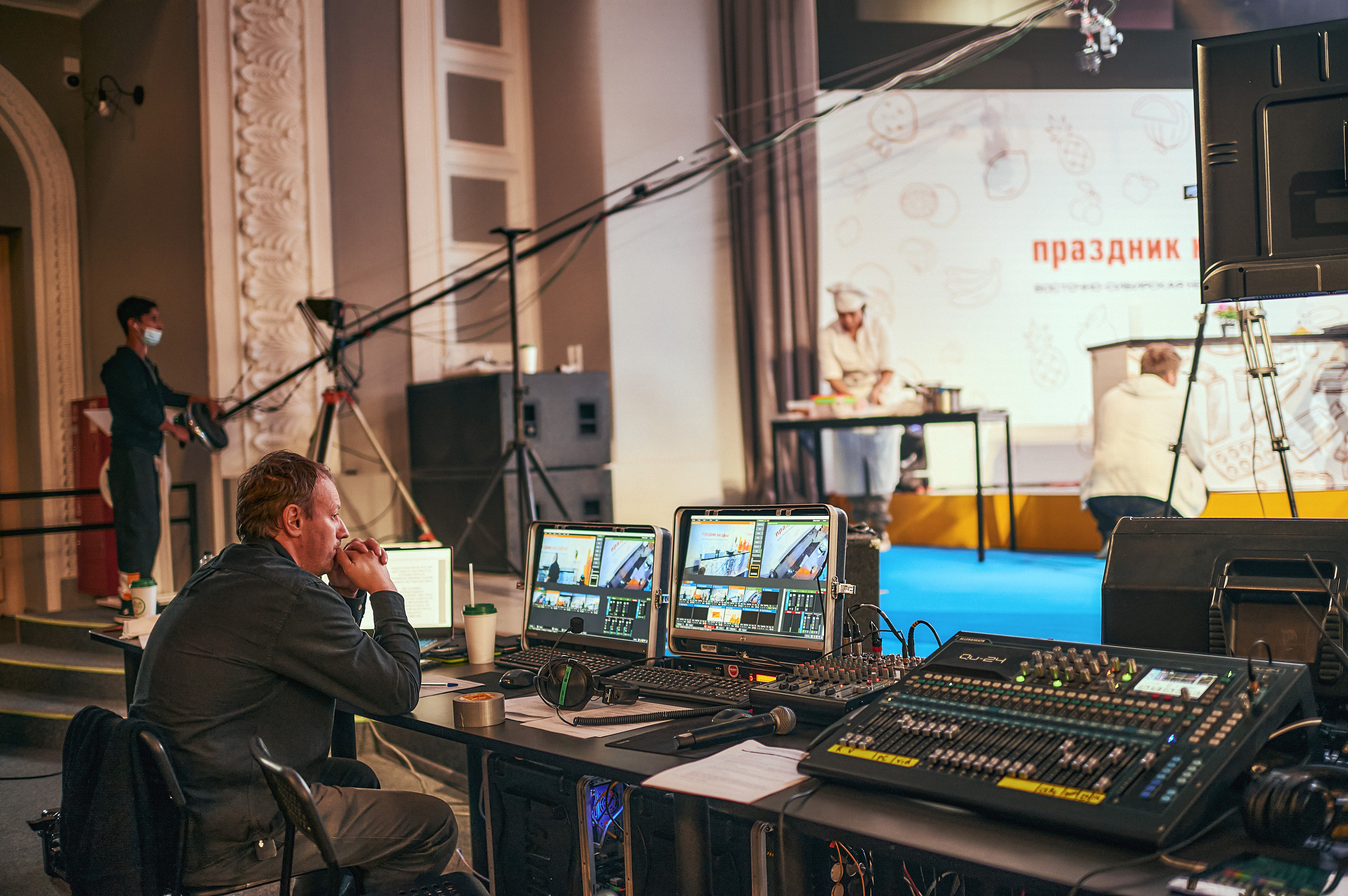 Портфолио репортажной фотосъёмки: "Роснефть" съёмка шоу для «День нефтяника». Фотограф Яковлев Роман — Красноярск