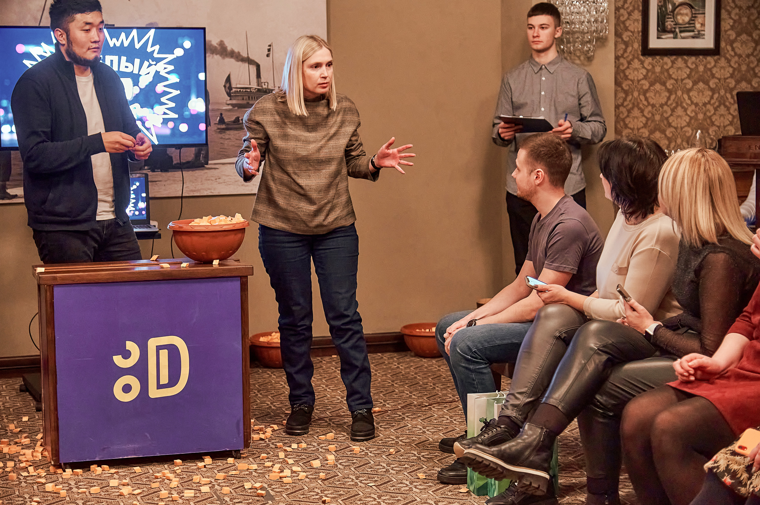 Портфолио репортажной фотосъёмки: "Сбербанк" Новый год. Фотограф Яковлев Роман — Красноярск