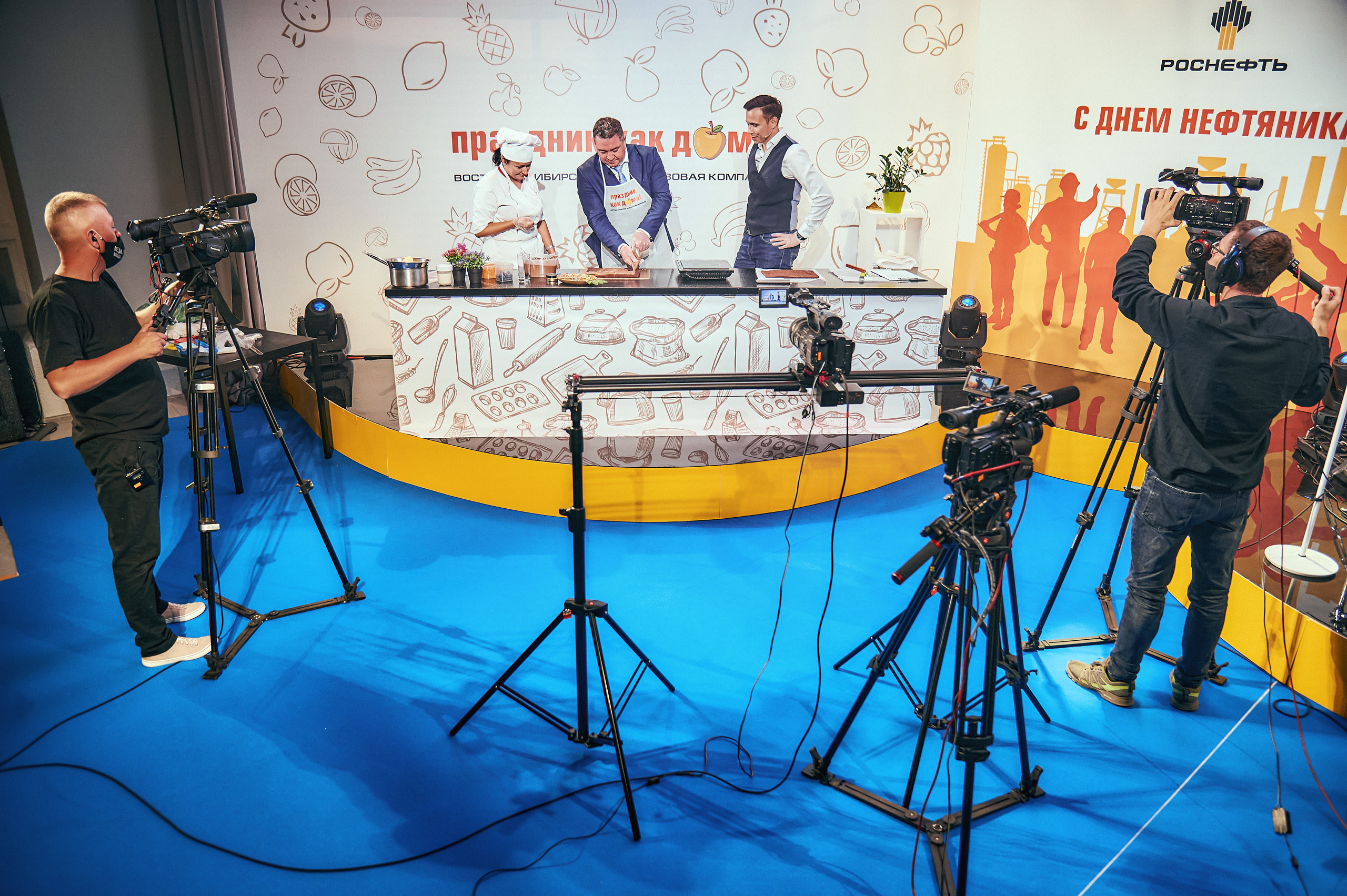Портфолио репортажной фотосъёмки: "Роснефть" съёмка шоу для «День нефтяника». Фотограф Яковлев Роман — Красноярск