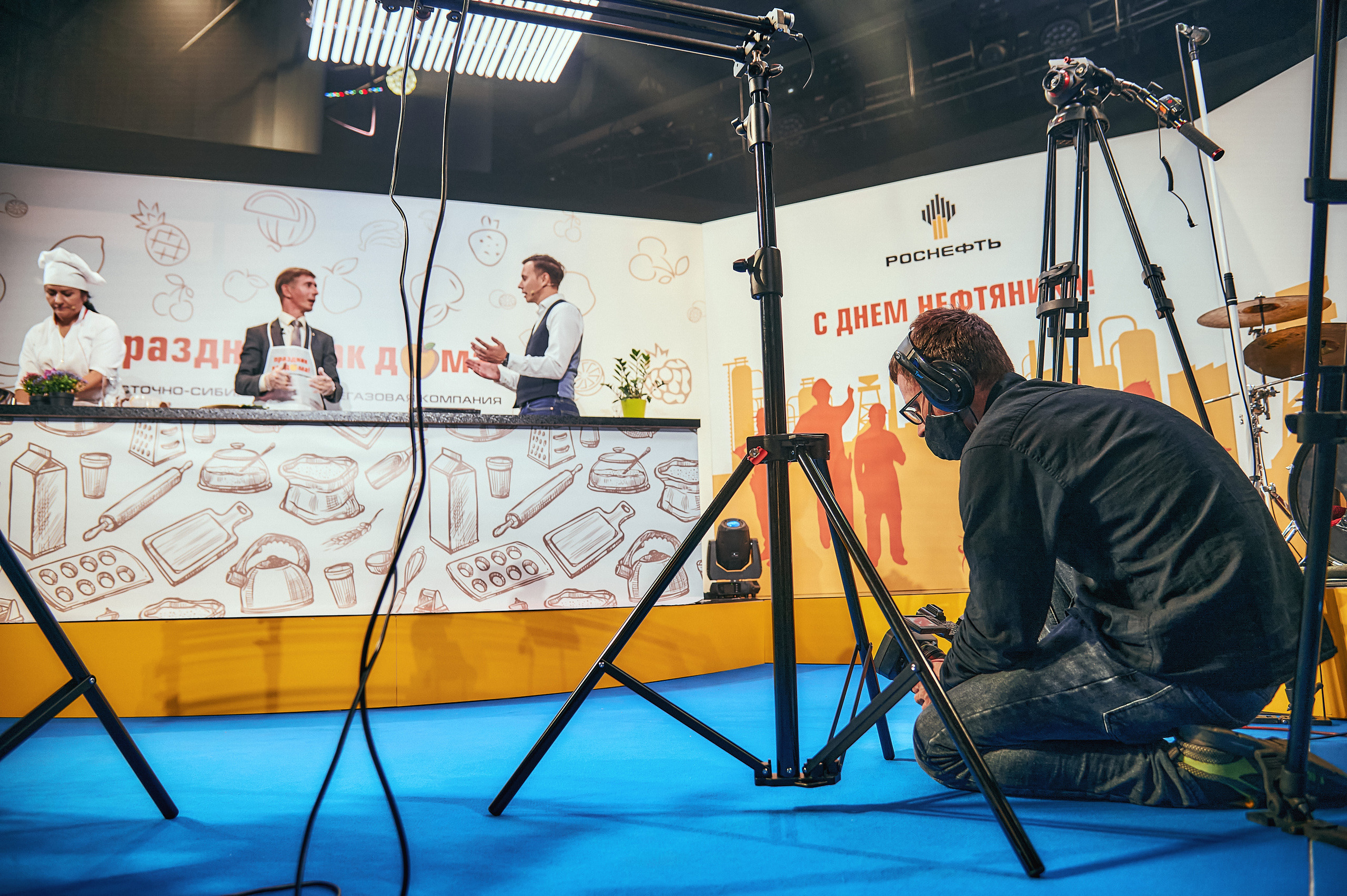 Портфолио репортажной фотосъёмки: "Роснефть" съёмка шоу для «День нефтяника». Фотограф Яковлев Роман — Красноярск