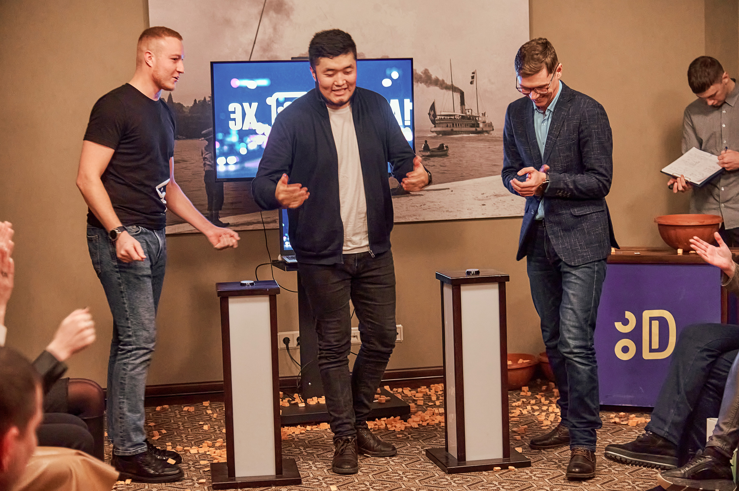 Портфолио репортажной фотосъёмки: "Сбербанк" Новый год. Фотограф Яковлев Роман — Красноярск