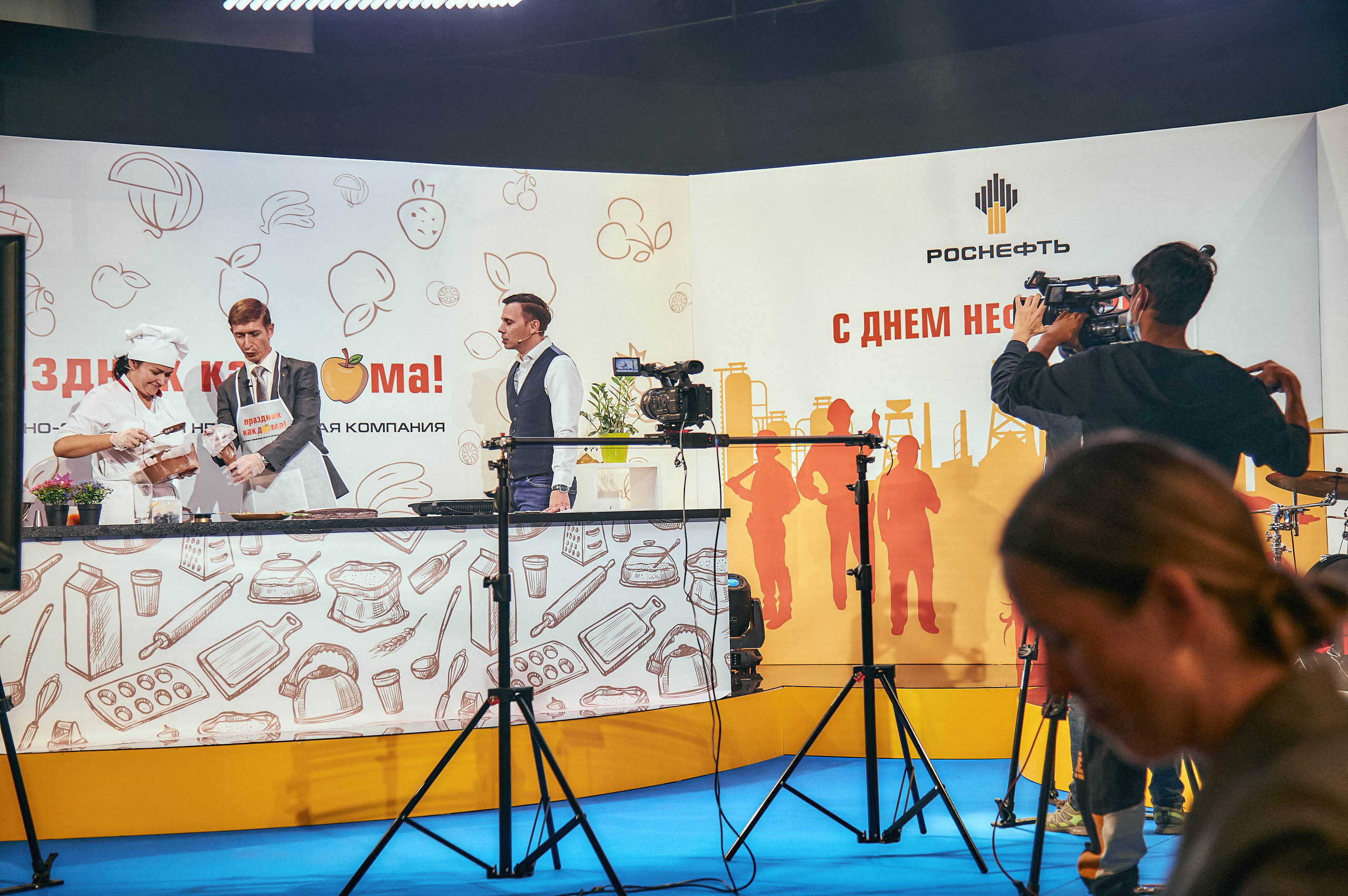 Портфолио репортажной фотосъёмки: "Роснефть" съёмка шоу для «День нефтяника». Фотограф Яковлев Роман — Красноярск