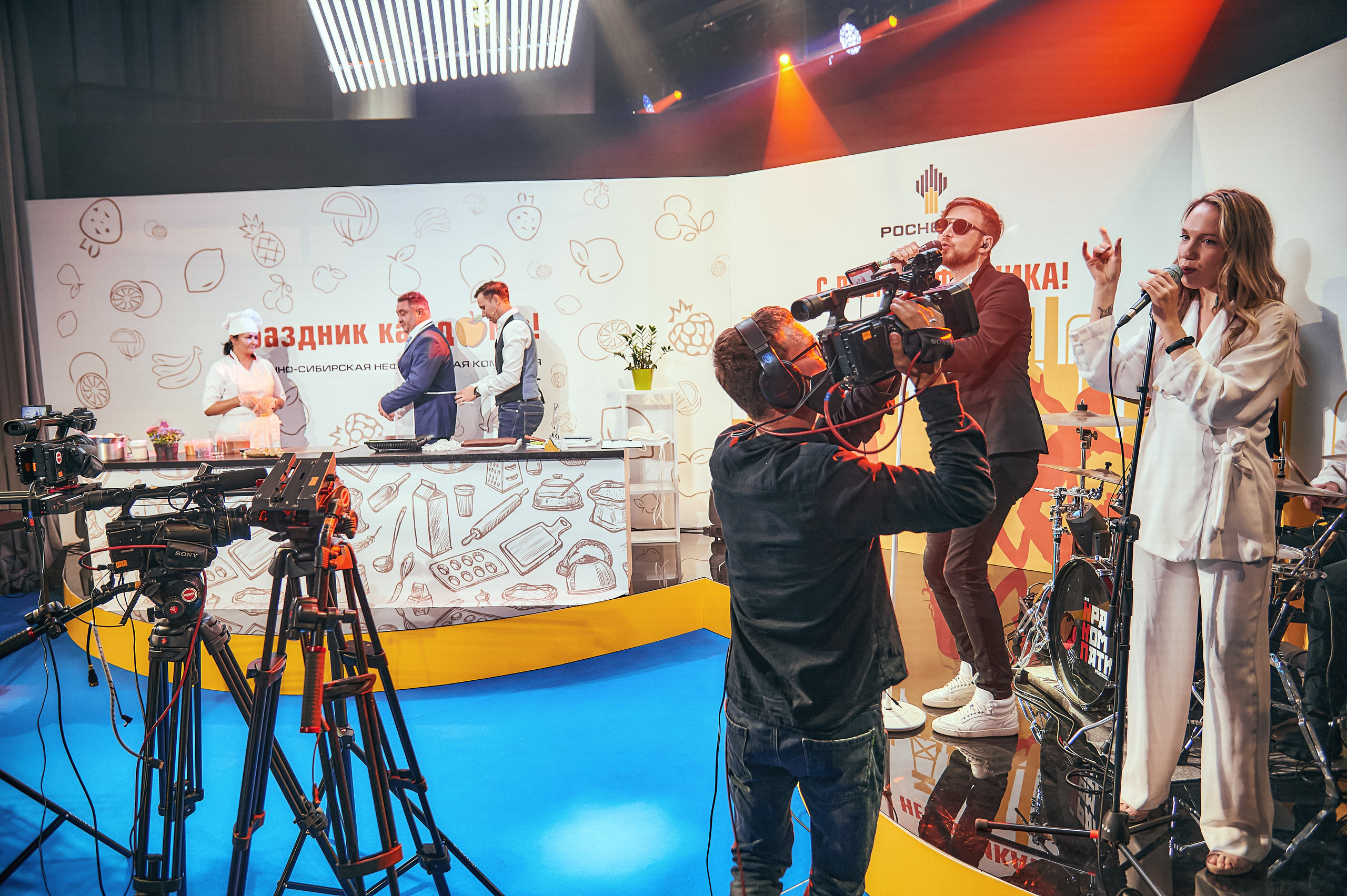 Портфолио репортажной фотосъёмки: "Роснефть" съёмка шоу для «День нефтяника». Фотограф Яковлев Роман — Красноярск