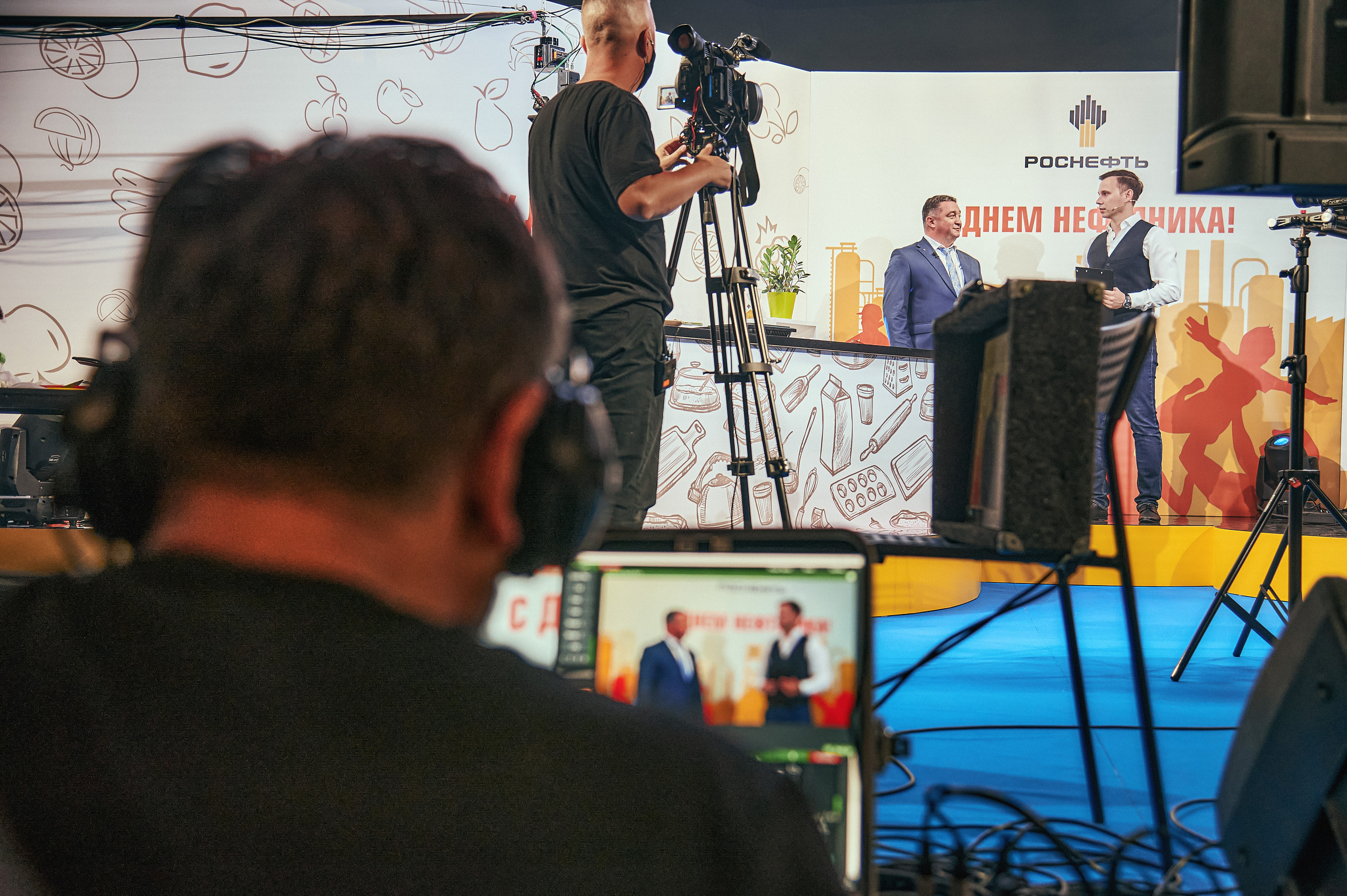 Портфолио репортажной фотосъёмки: "Роснефть" съёмка шоу для «День нефтяника». Фотограф Яковлев Роман — Красноярск