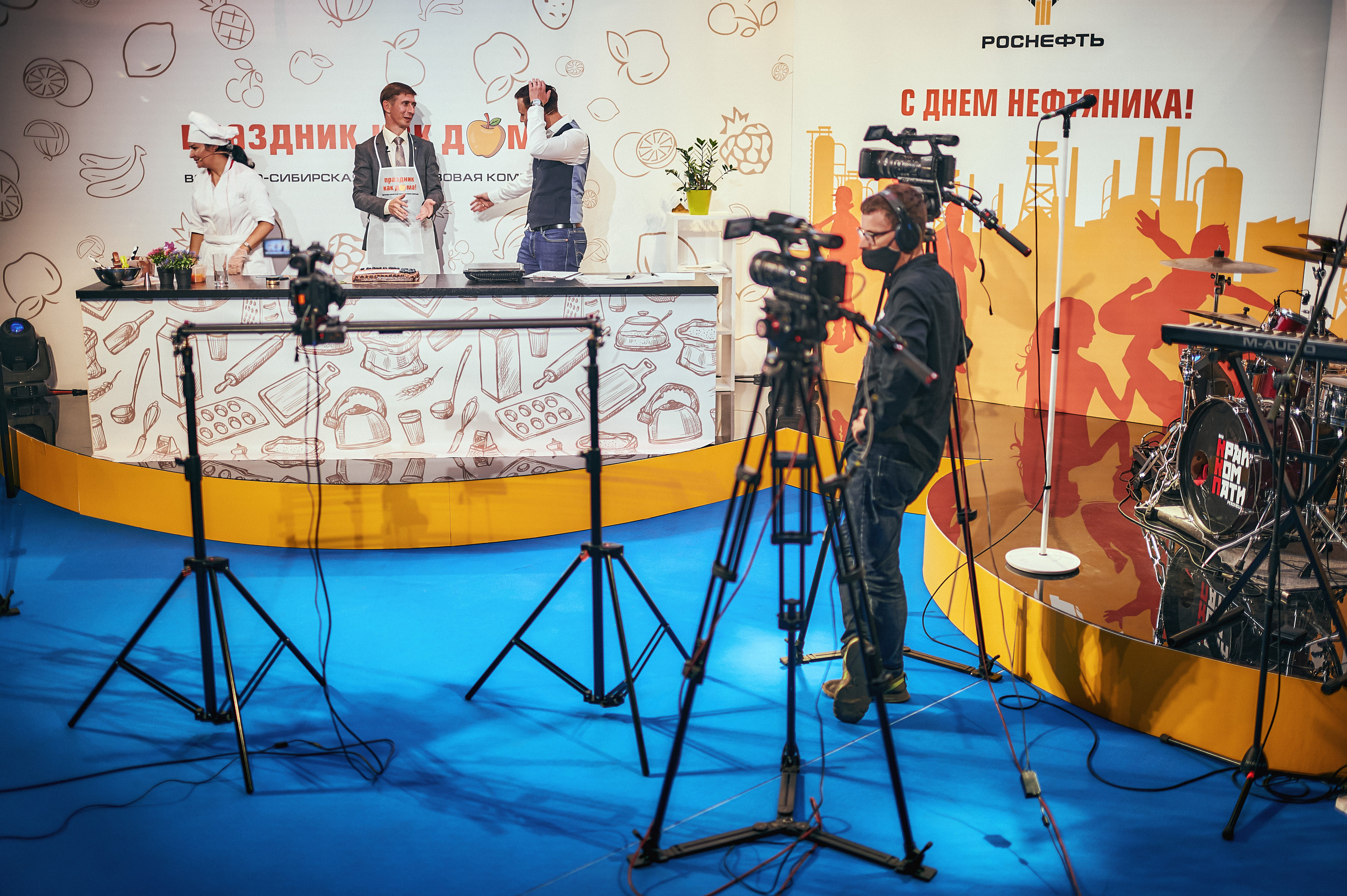 Портфолио репортажной фотосъёмки: "Роснефть" съёмка шоу для «День нефтяника». Фотограф Яковлев Роман — Красноярск