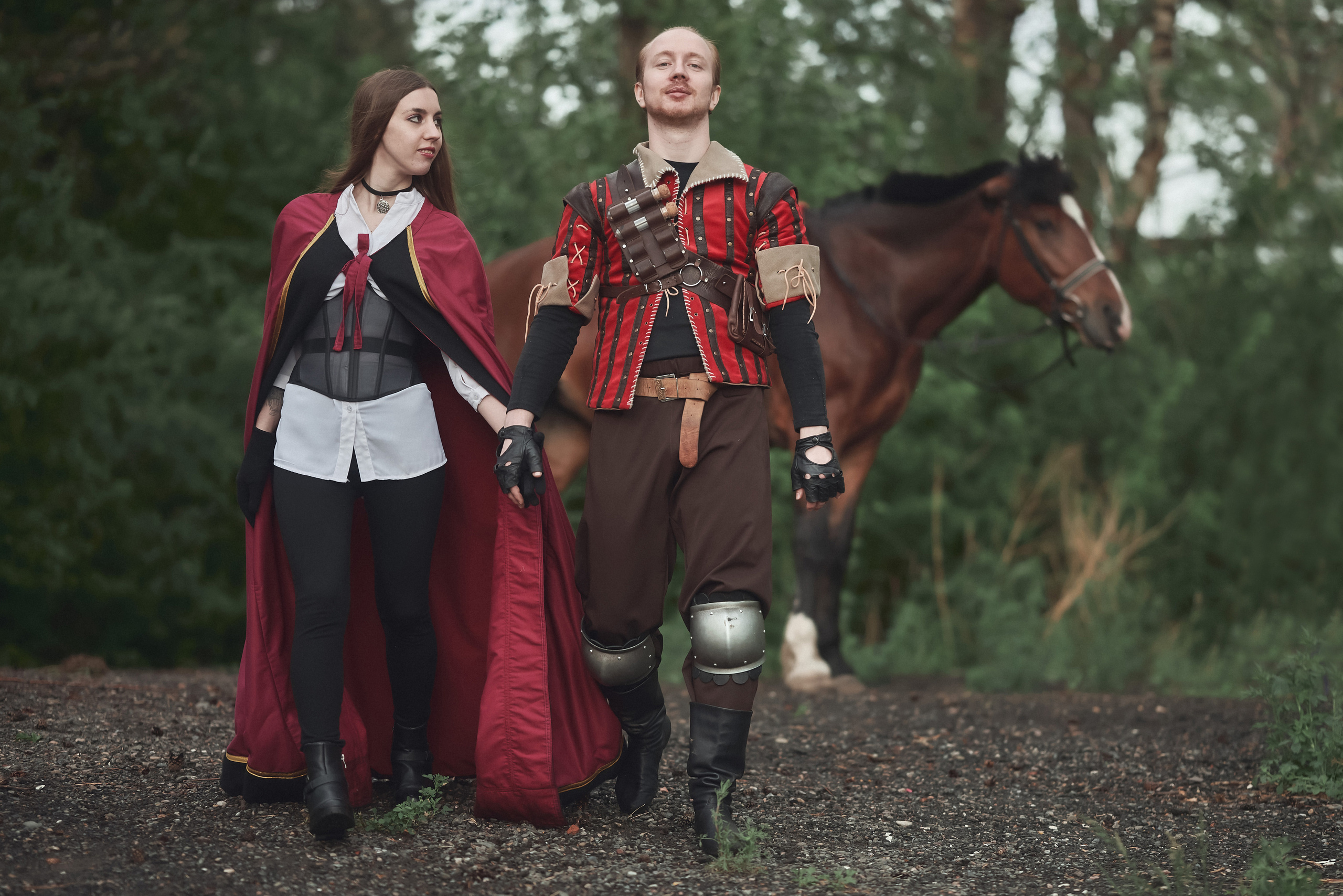 Каролина и Сергей — Предсвадебная съёмка в стиле «Ведьмак». Фотограф Яковлев Роман — Красноярск