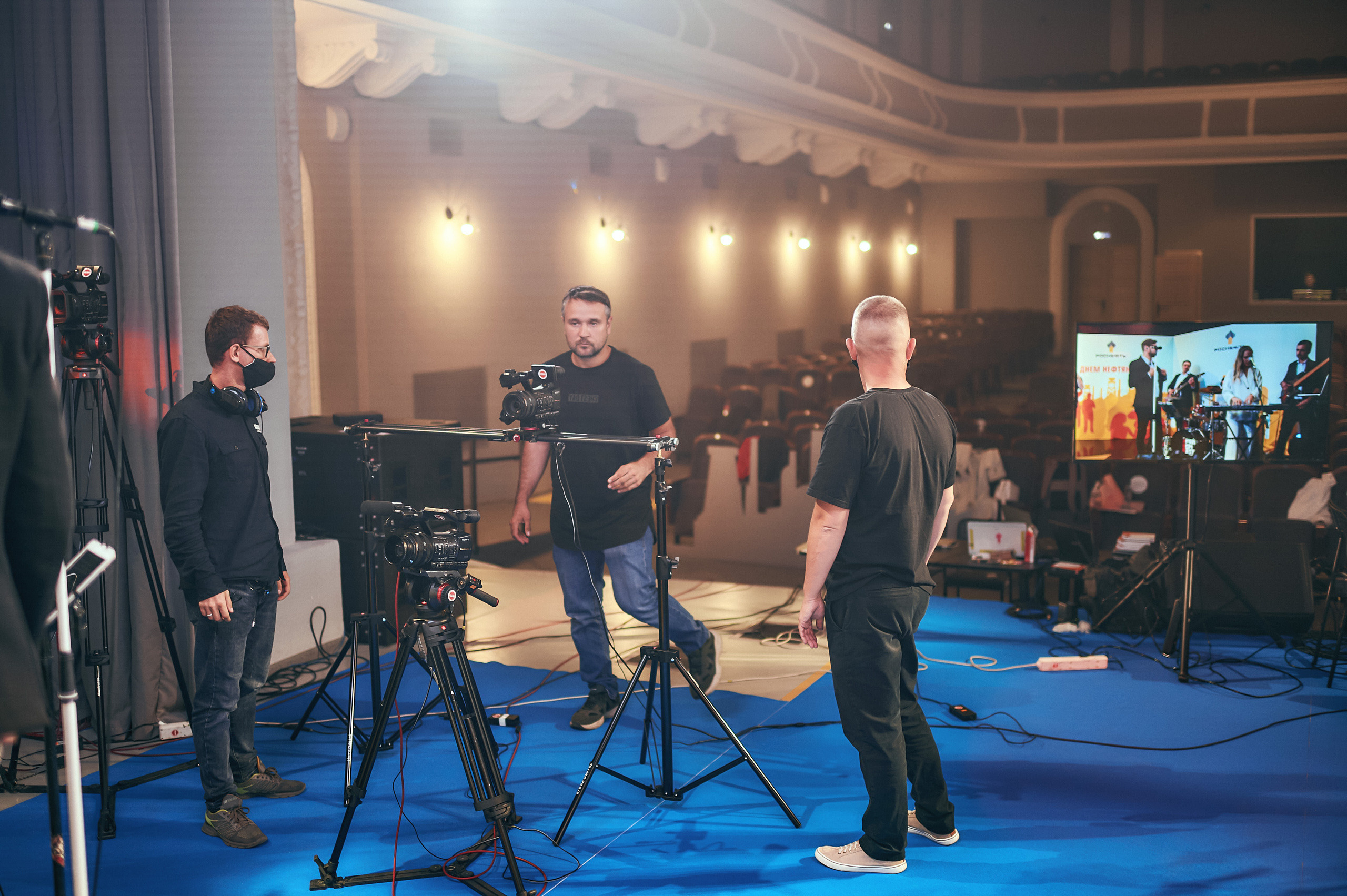 Портфолио репортажной фотосъёмки: "Роснефть" съёмка шоу для «День нефтяника». Фотограф Яковлев Роман — Красноярск