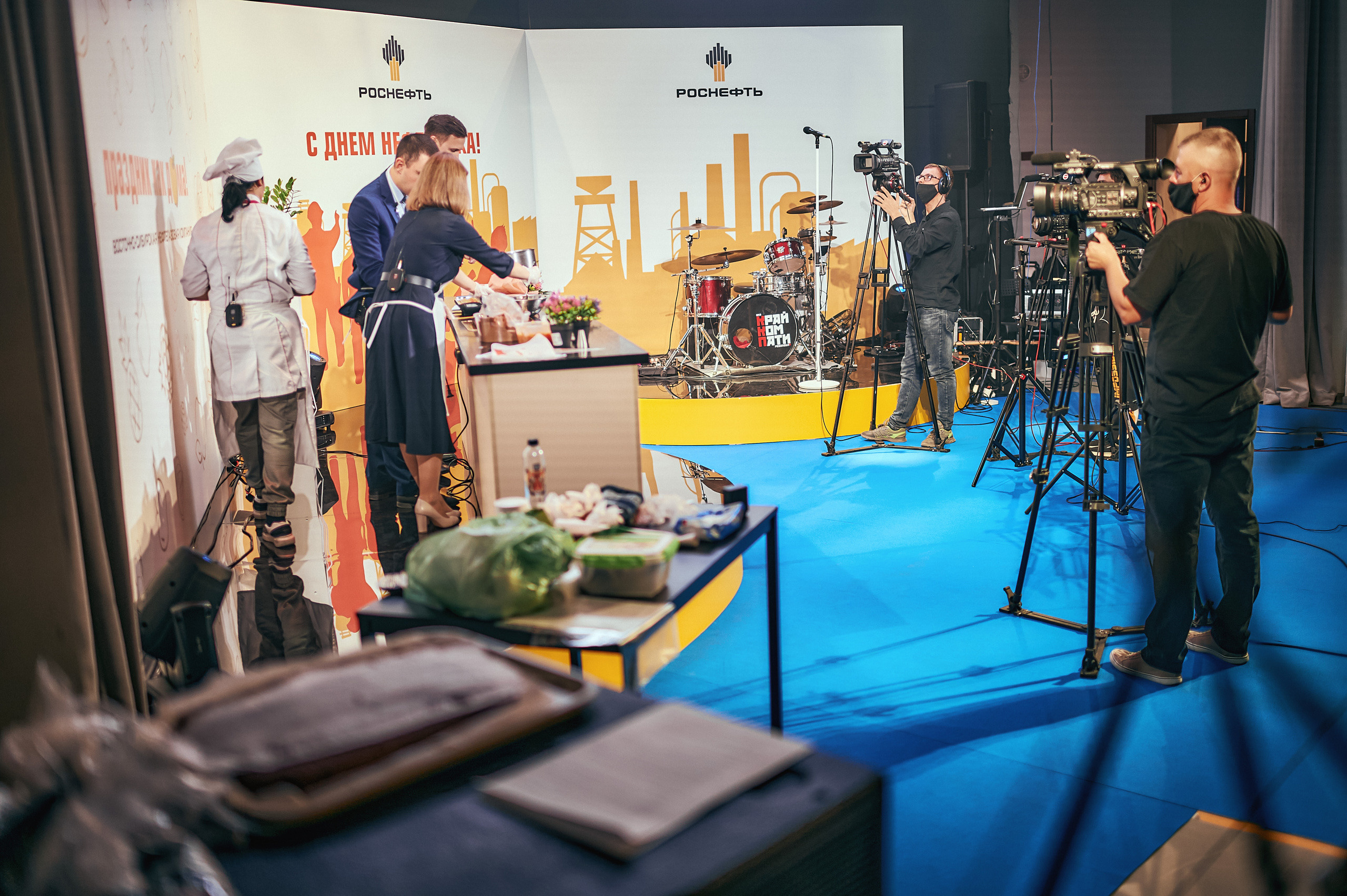 Портфолио репортажной фотосъёмки: "Роснефть" съёмка шоу для «День нефтяника». Фотограф Яковлев Роман — Красноярск
