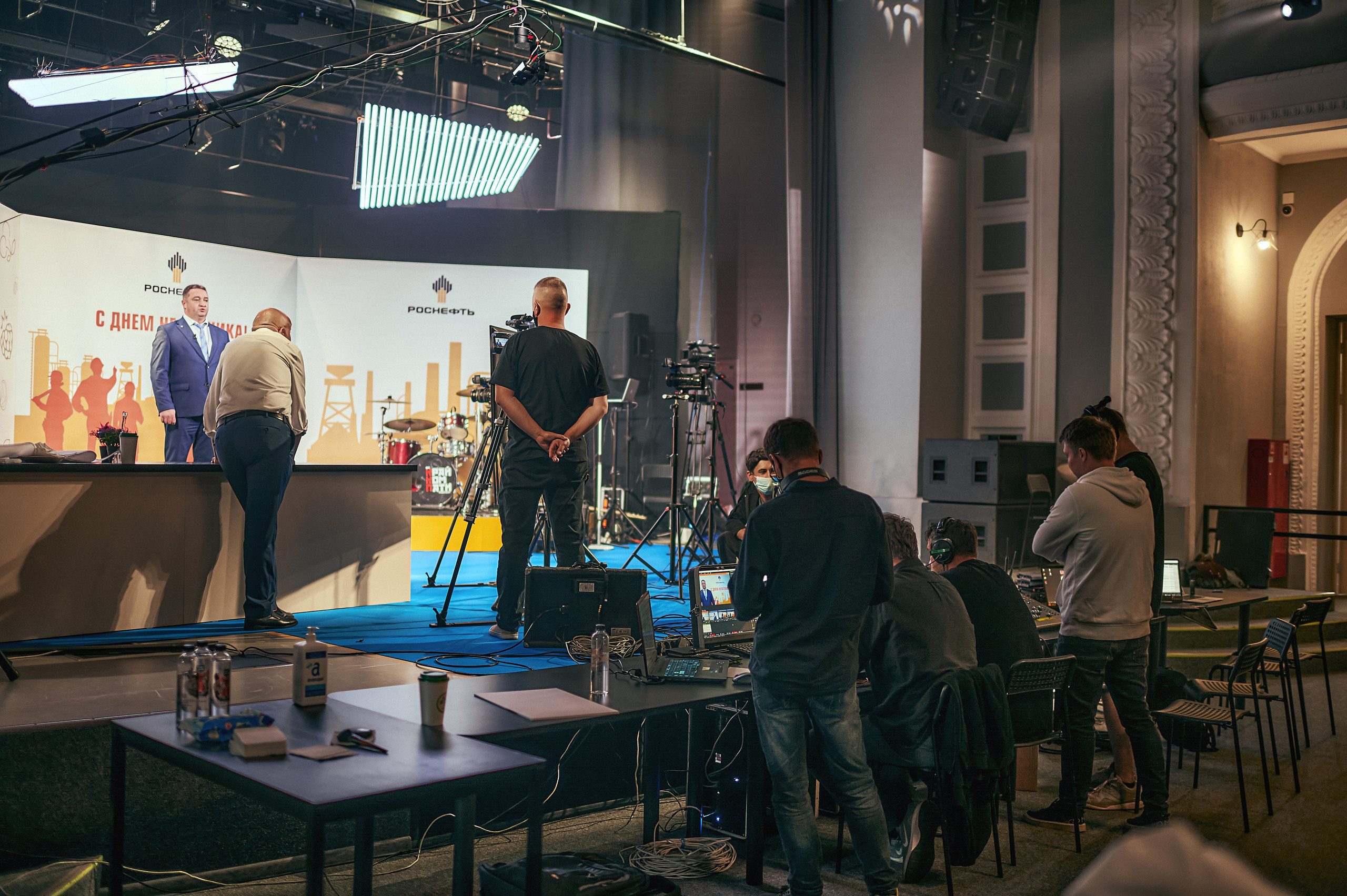 Портфолио репортажной фотосъёмки: "Роснефть" съёмка шоу для «День нефтяника». Фотограф Яковлев Роман — Красноярск