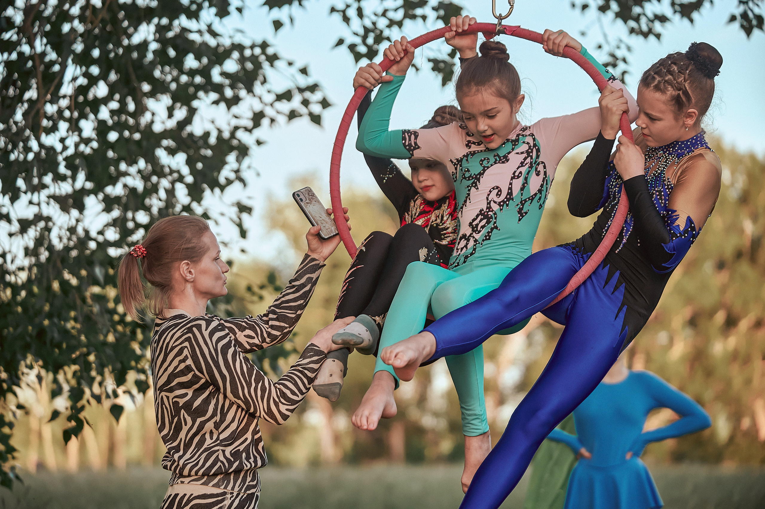 Портфолио репортажной фотосъёмки: Школа аэробики "Rise studio" на ост.Татышева. Фотограф Яковлев Роман — Красноярск