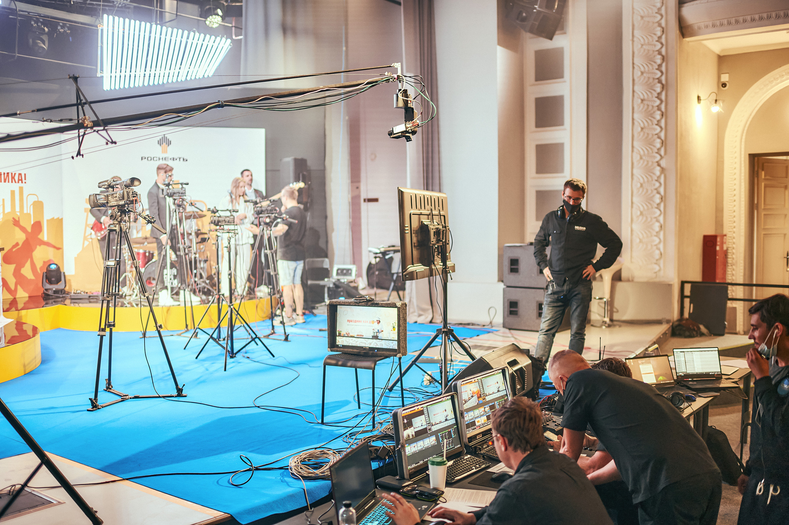 Портфолио репортажной фотосъёмки: "Роснефть" съёмка шоу для «День нефтяника». Фотограф Яковлев Роман — Красноярск