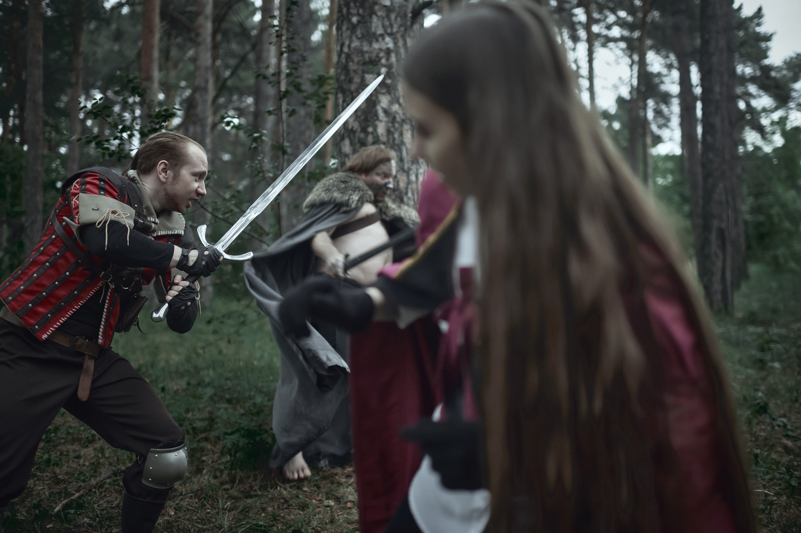 Каролина и Сергей — Предсвадебная съёмка в стиле «Ведьмак». Фотограф Яковлев Роман — Красноярск