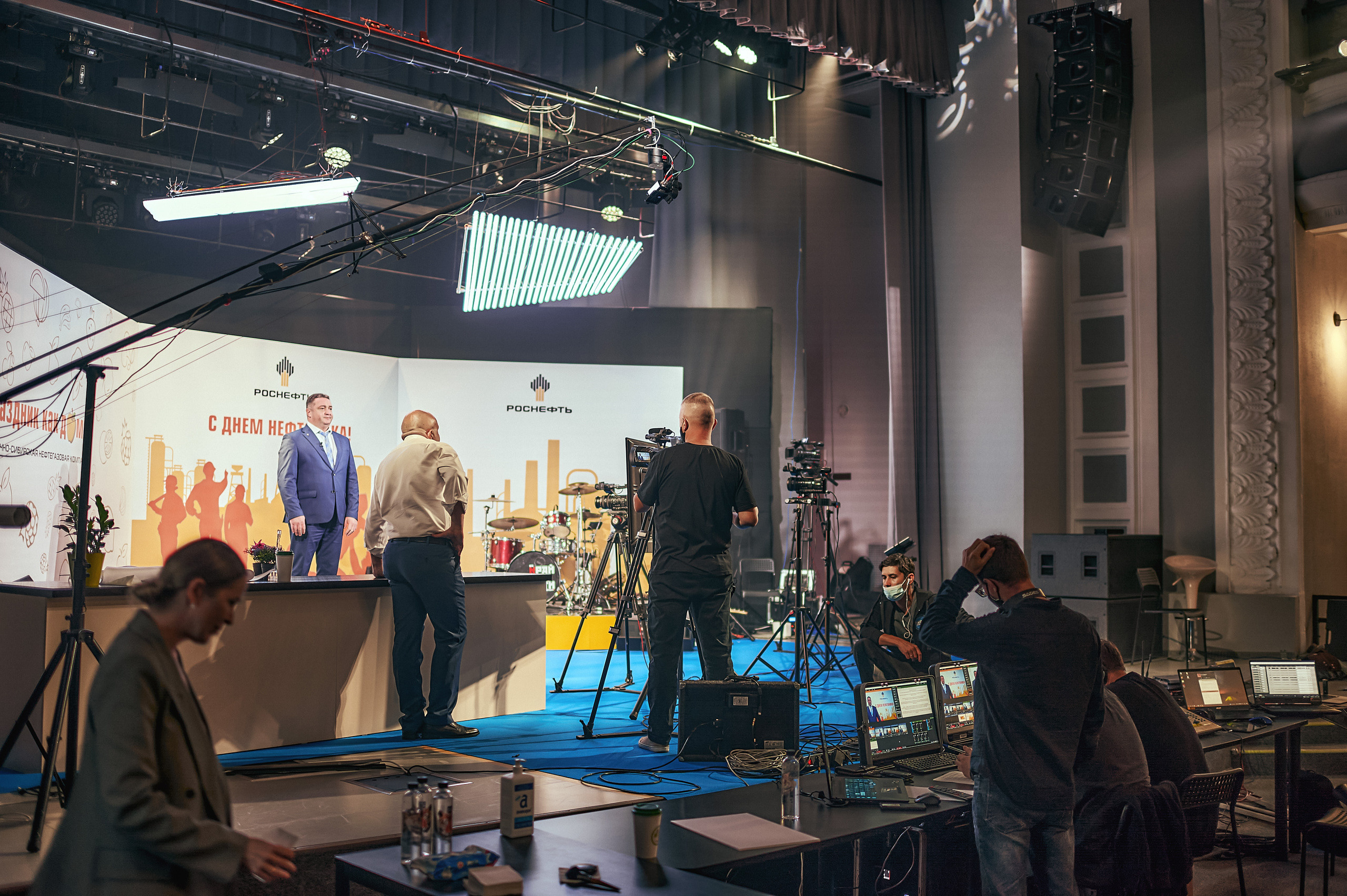 Портфолио репортажной фотосъёмки: "Роснефть" съёмка шоу для «День нефтяника». Фотограф Яковлев Роман — Красноярск